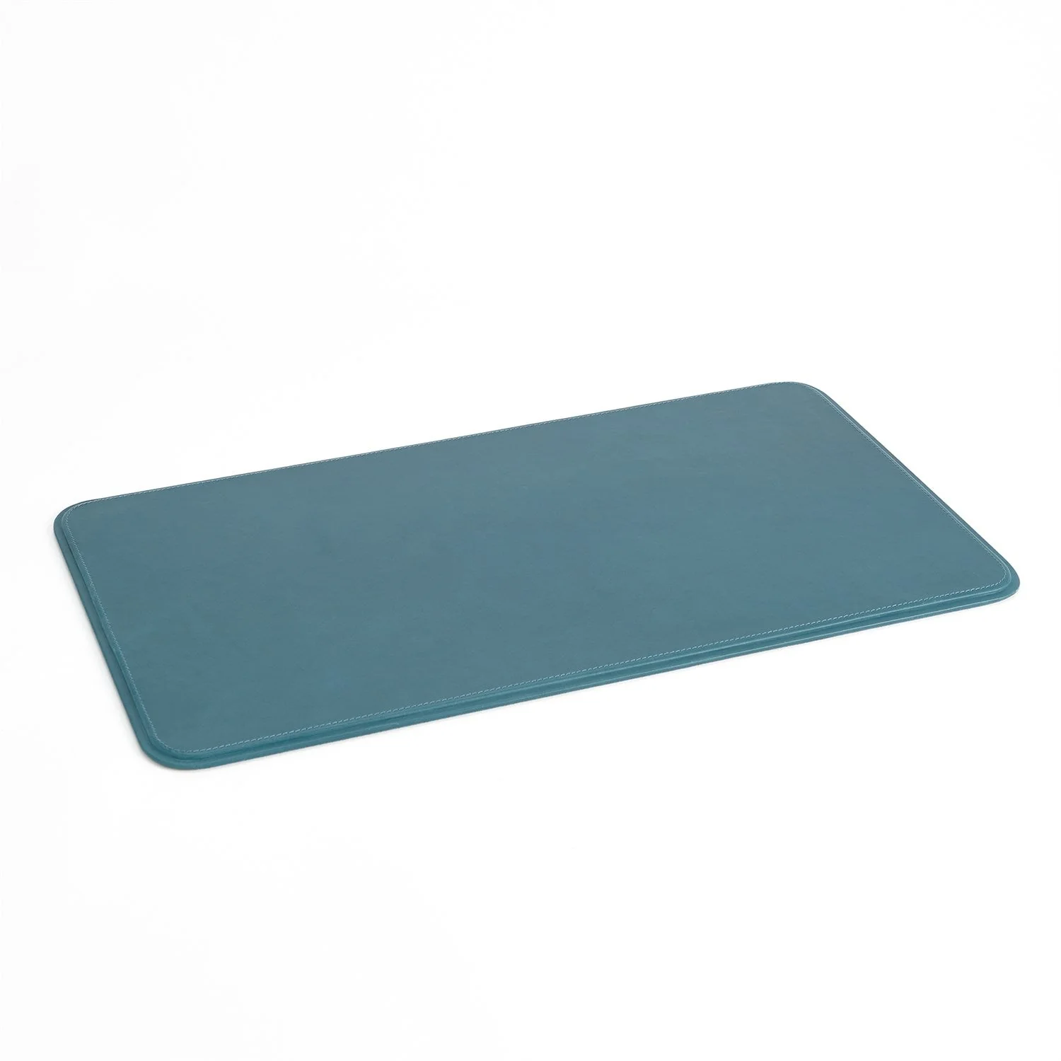 Global Views Radius Edge Azure Leather Desk Accessories - Image 3