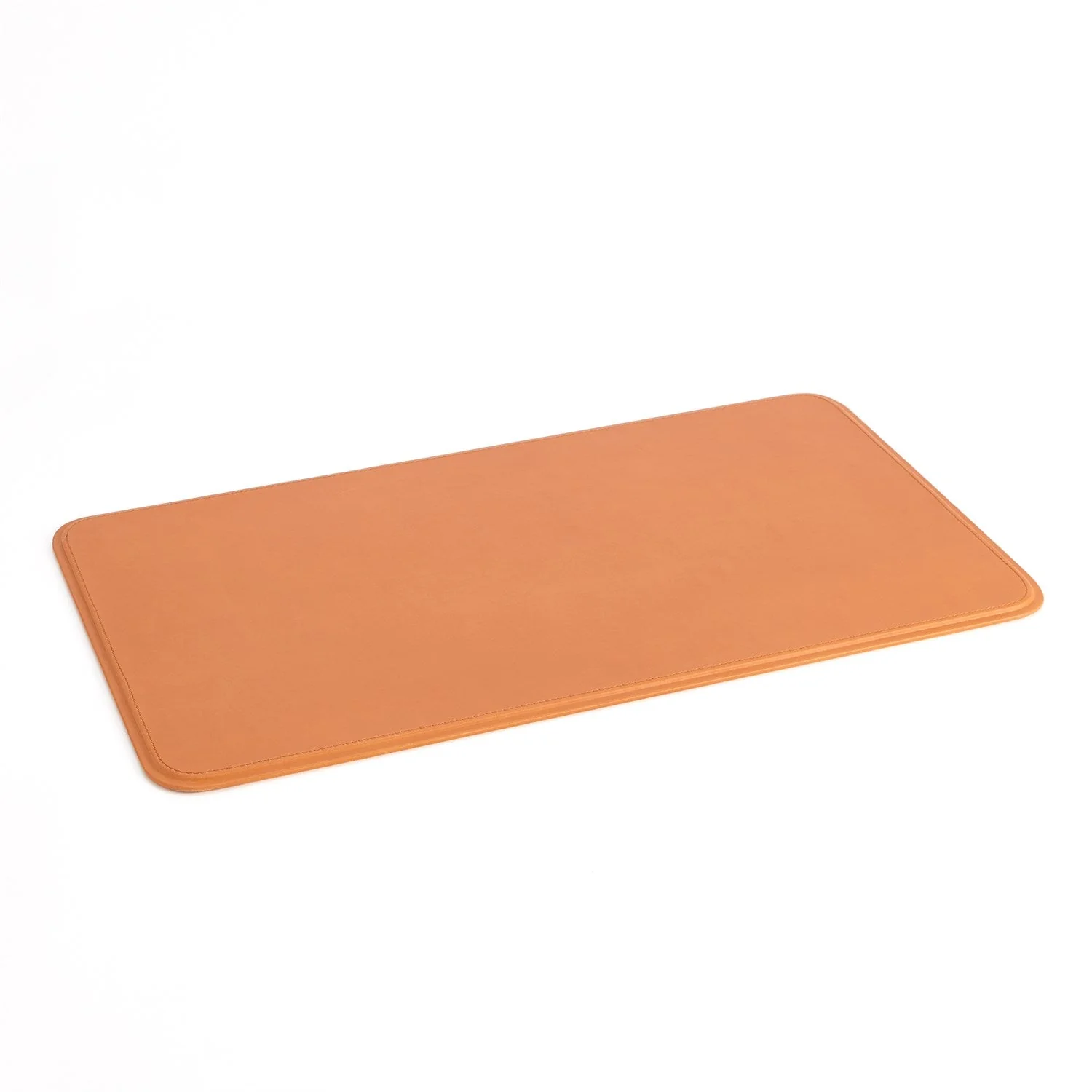 Global Views Radius Edge Leather Desk Accessories - Orange - Image 4