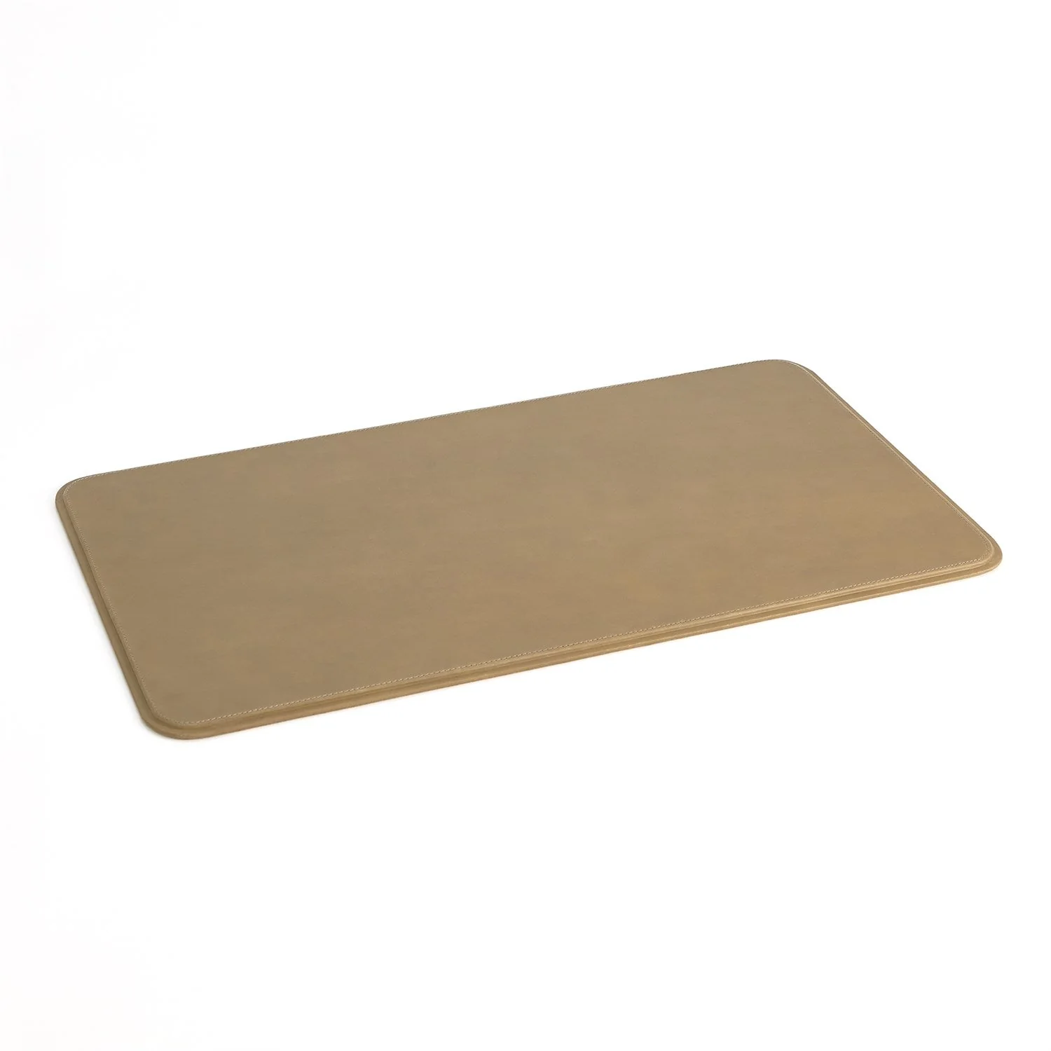 Global Views Radius Edge Leather Desk Accessories - Putty - Image 5