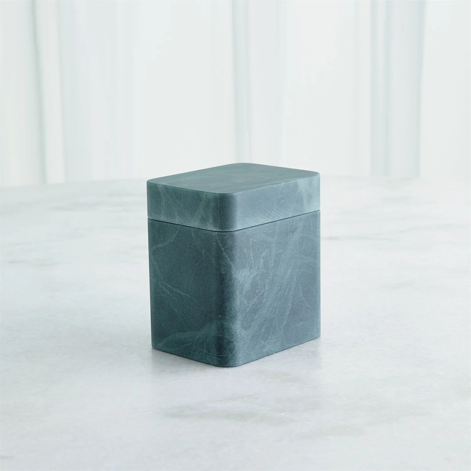 Global Views Raggio Alabaster Box - Black/Green - Image 11