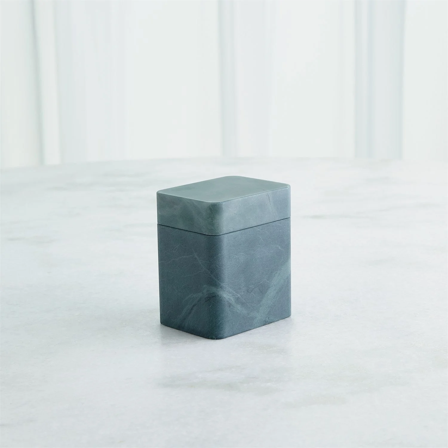 Global Views Raggio Alabaster Box - Black/Green - Image 14