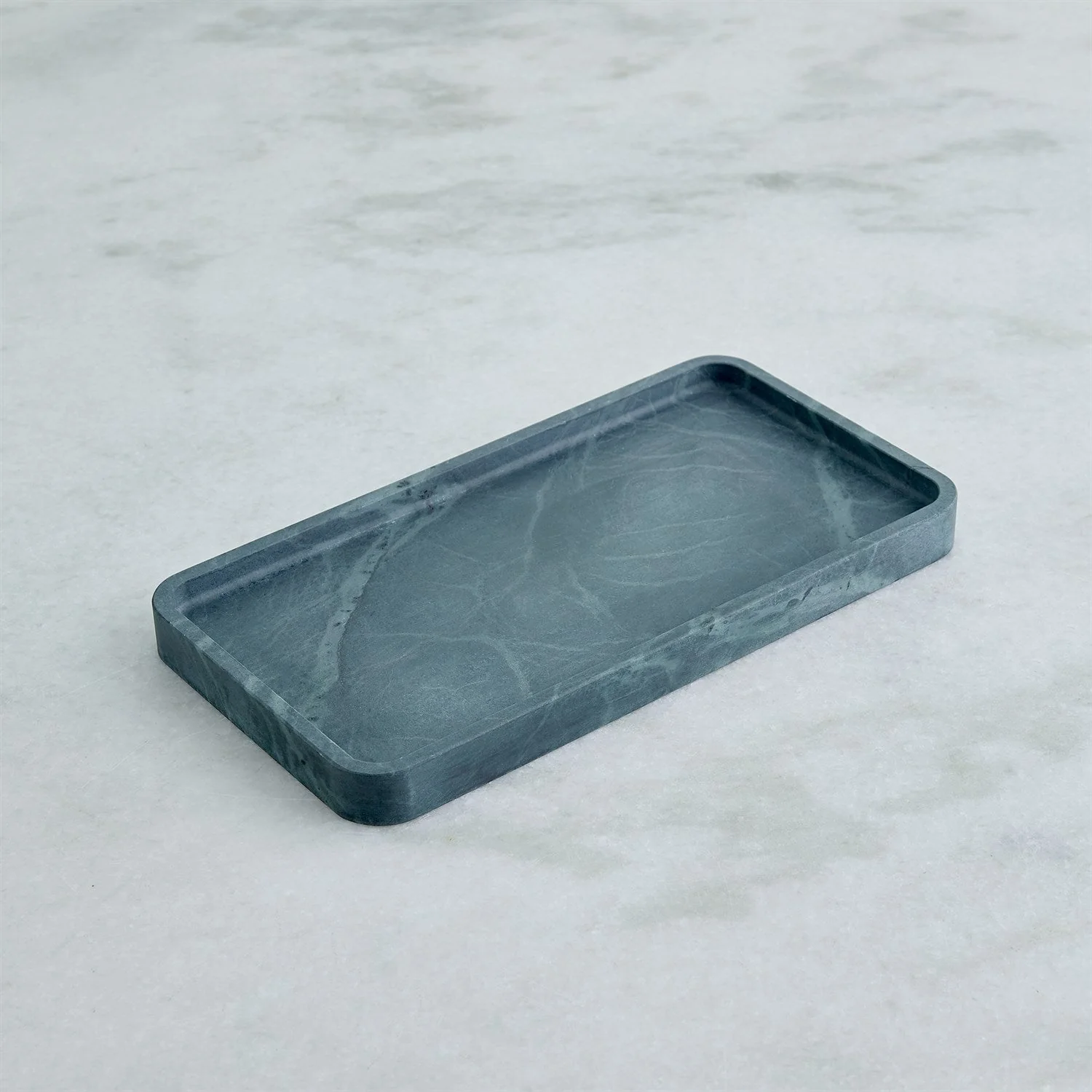 Global Views Raggio Alabaster Box - Black/Green - Image 17