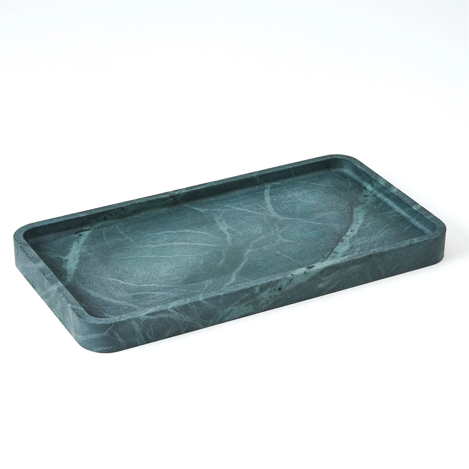 Global Views Raggio Alabaster Box - Black/Green - Image 18