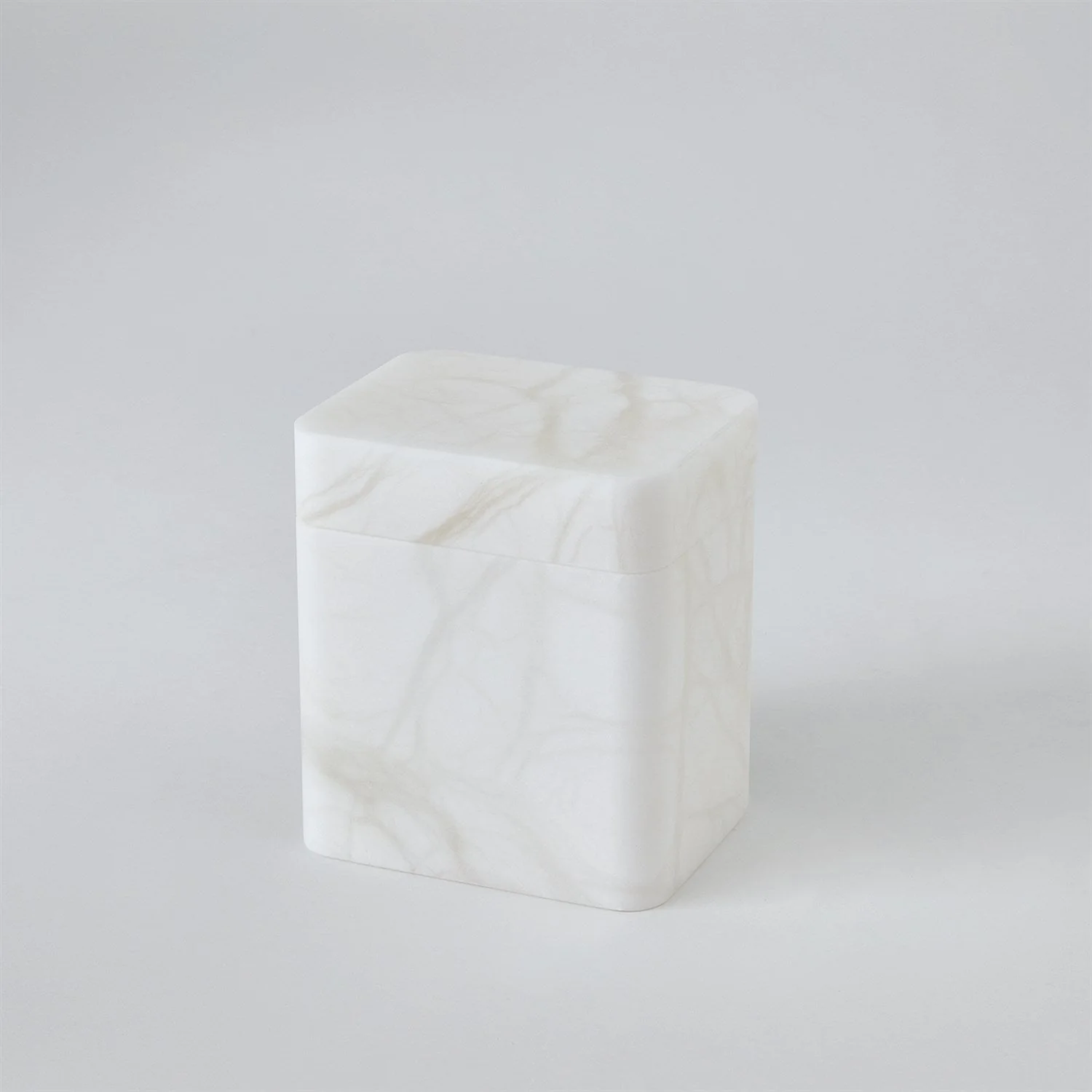 Global Views Raggio Alabaster Box - White - Image 13