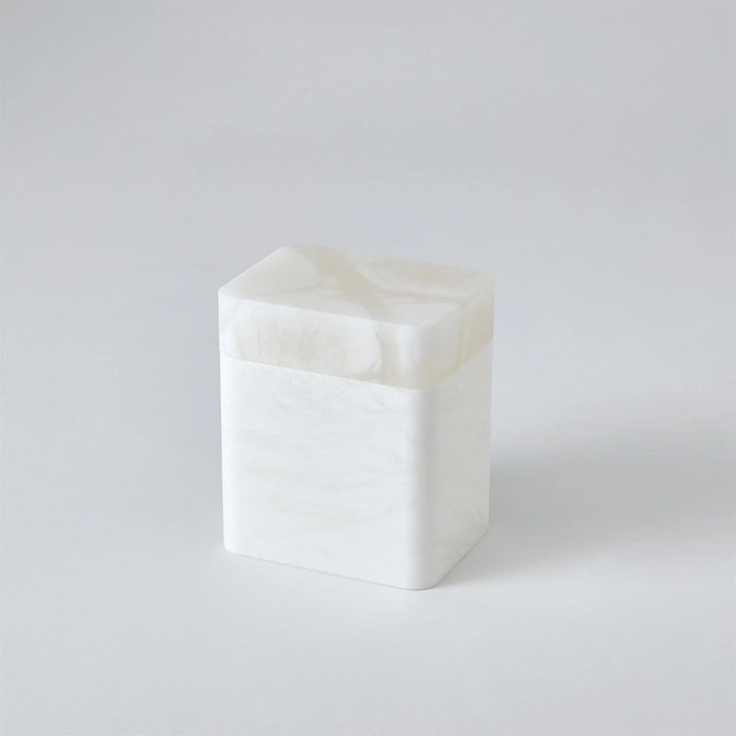 Global Views Raggio Alabaster Box - White - Image 18