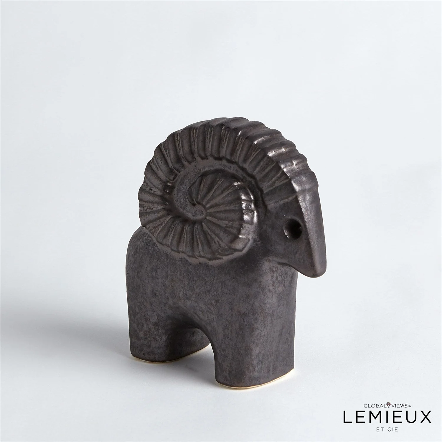 Global Views Ram - Matte Antique Bronze - Image 3