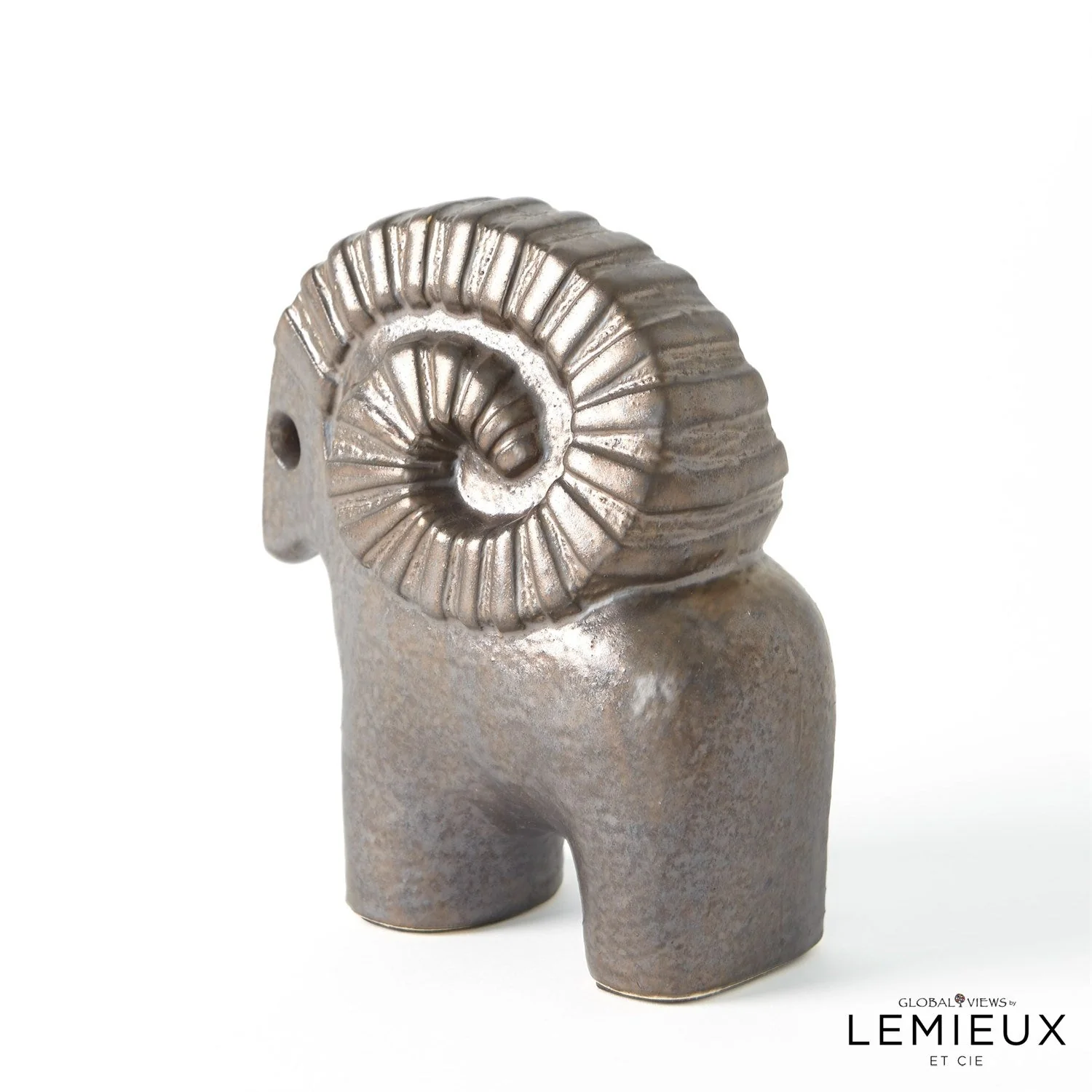 Global Views Ram - Matte Antique Bronze - Image 5
