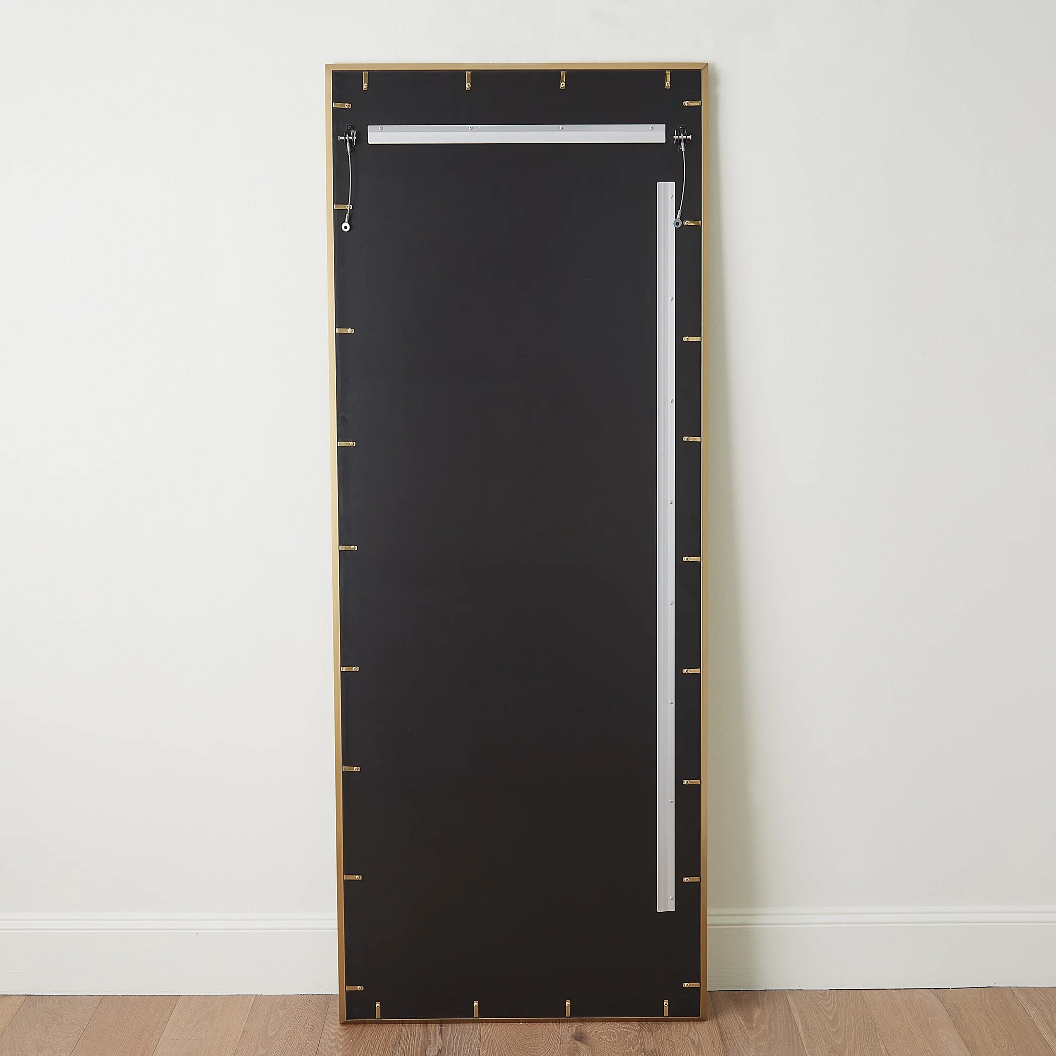 Global Views Reeves Floor Mirror-Brass - Image 5