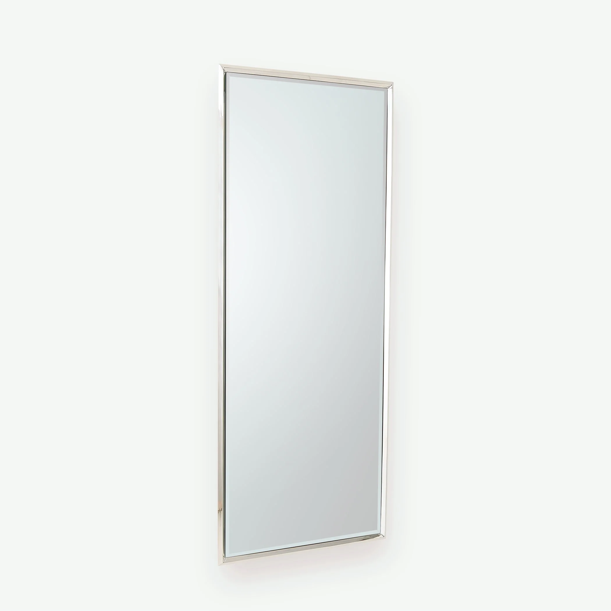 Global Views Reeves Floor Mirror Nickel - Image 2