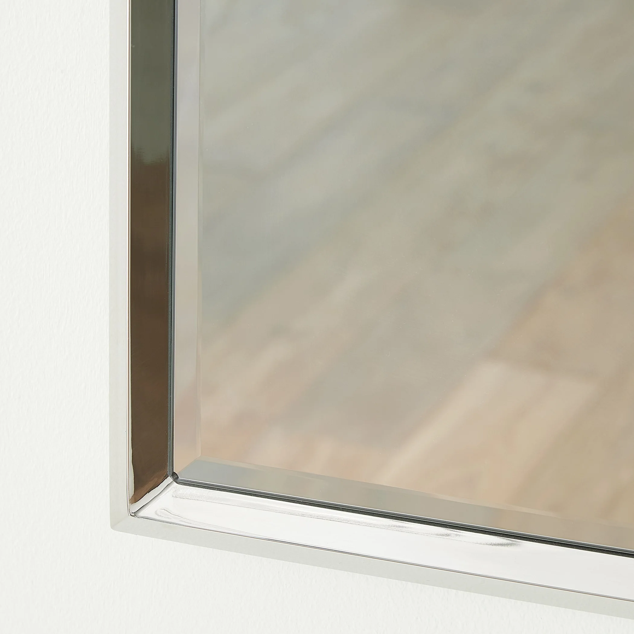 Global Views Reeves Floor Mirror Nickel - Image 5