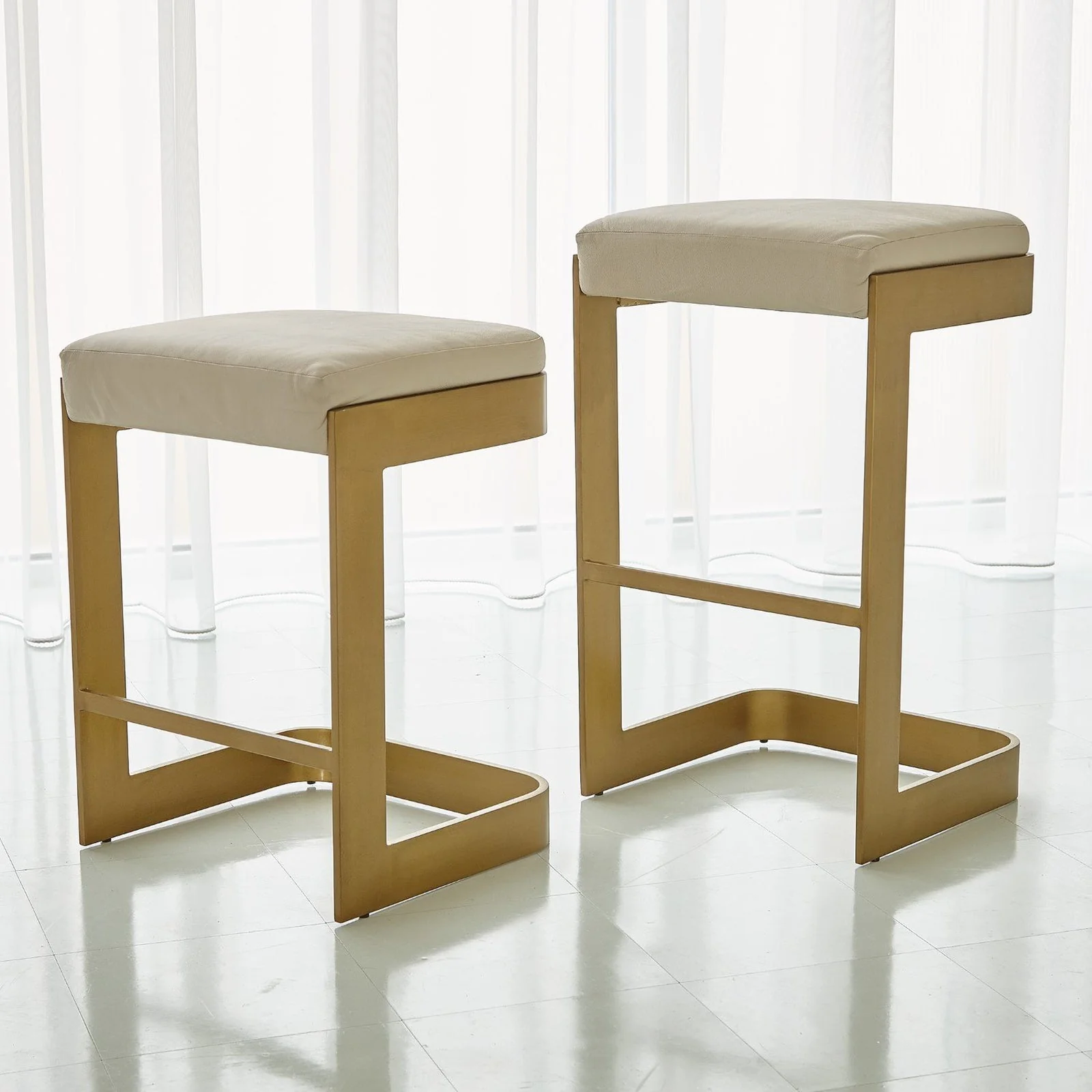 Global Views Regan Bar Stool - Image 8