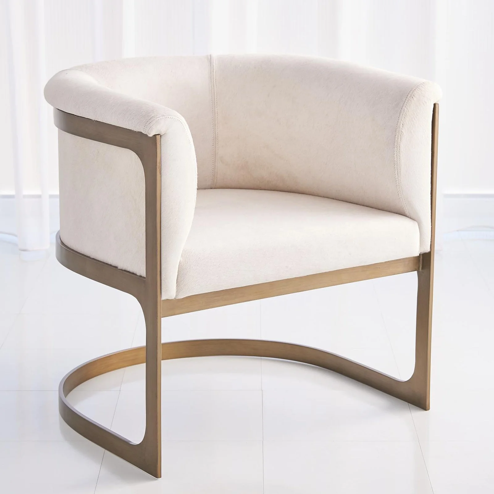 Global Views Regan Barrel Chair - Image 3
