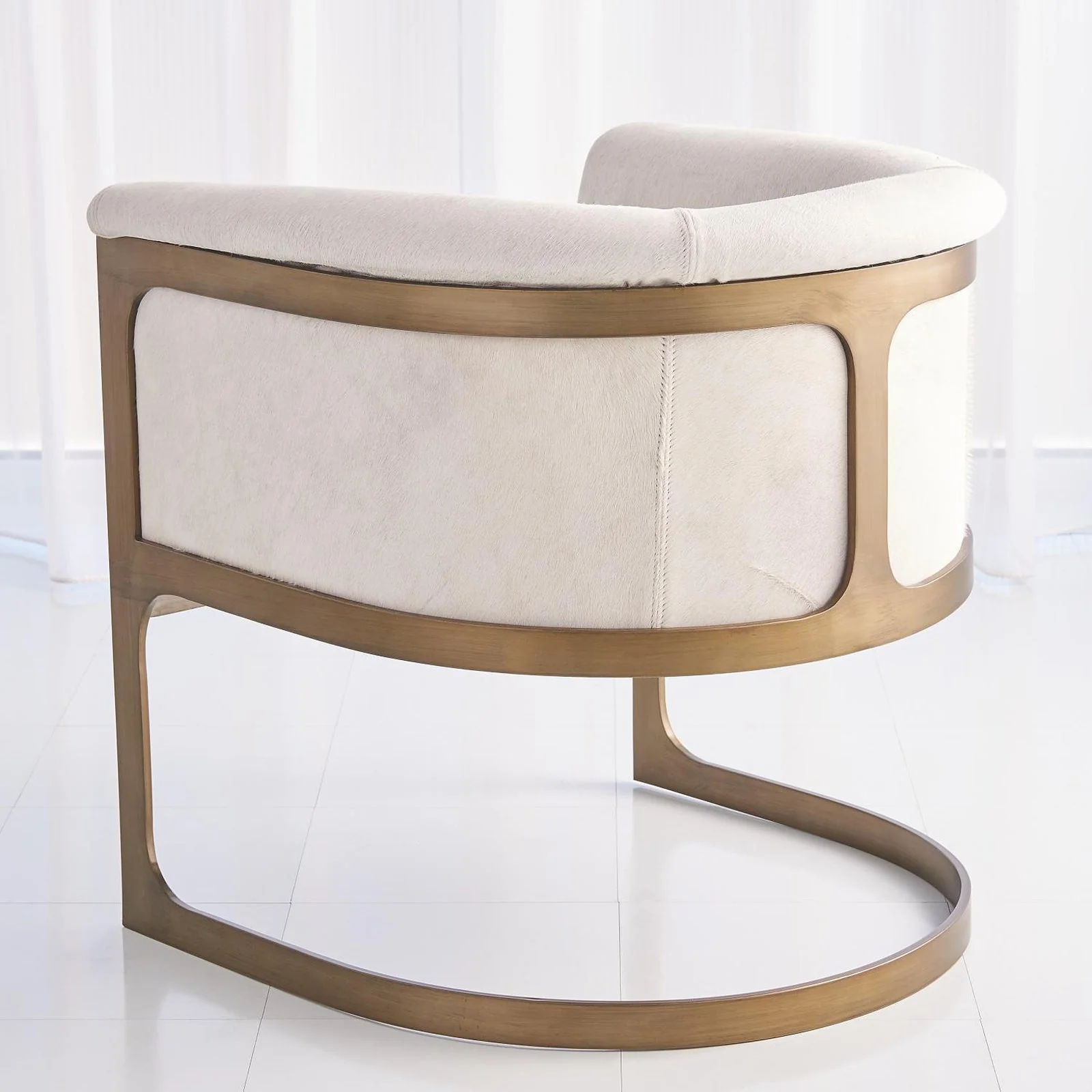 Global Views Regan Barrel Chair - Image 4