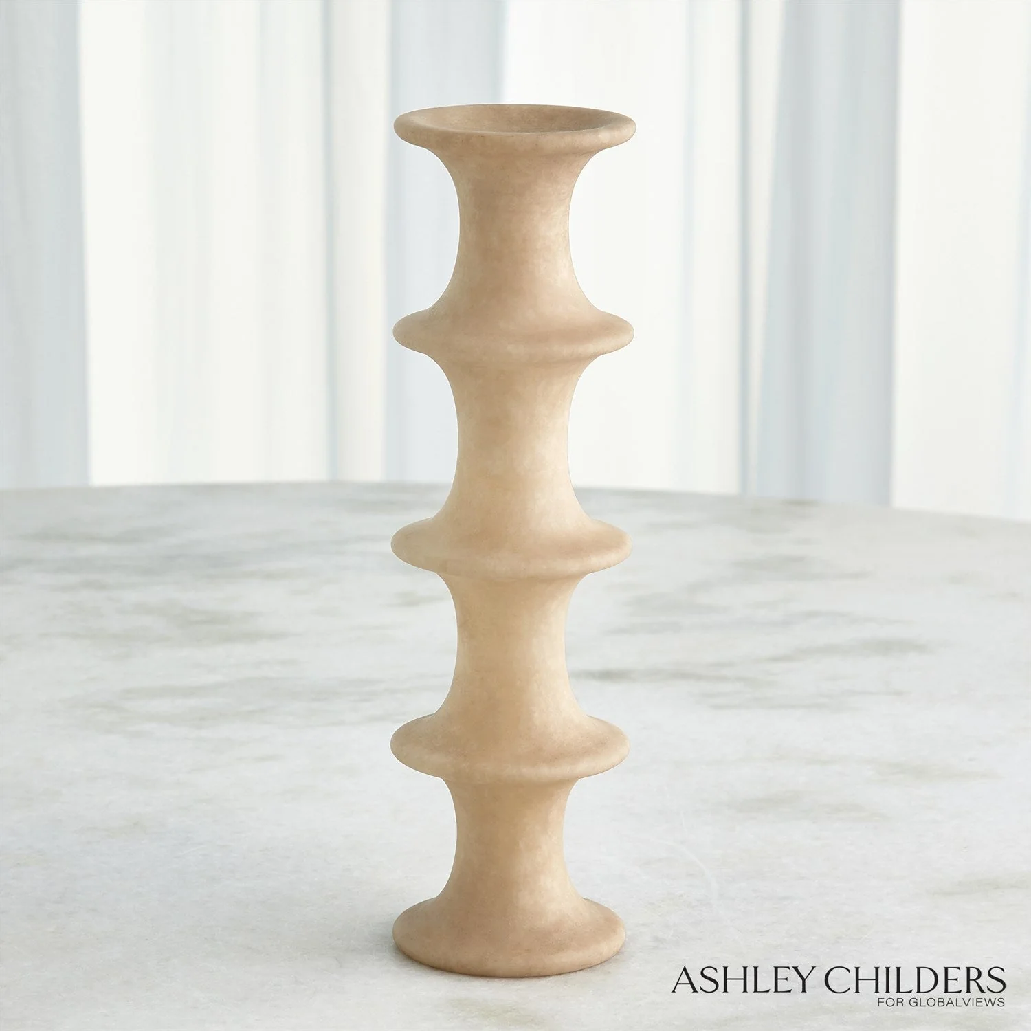 Global Views Ridge Candlestick by Ashley Childers - Image 13
