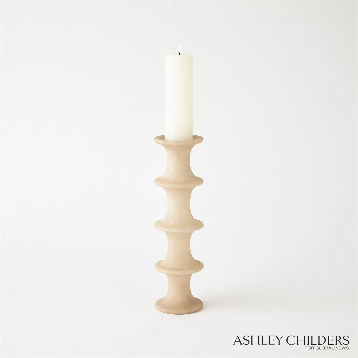 Global Views Ridge Candlestick by Ashley Childers - Image 14
