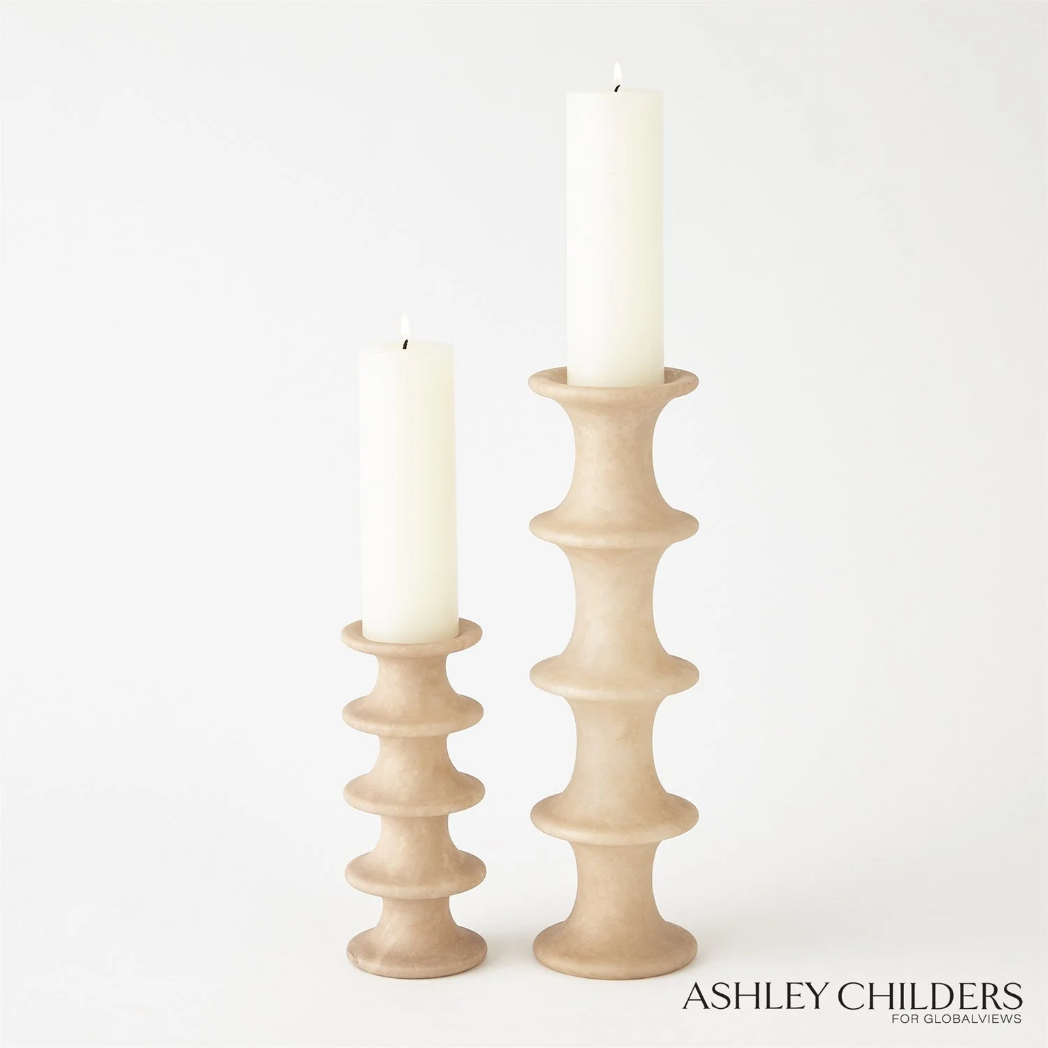 Global Views Ridge Candlestick by Ashley Childers - Image 16