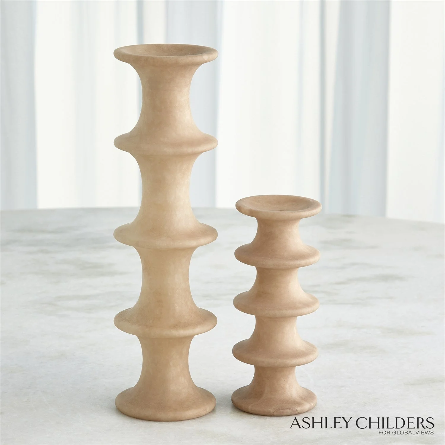 Global Views Ridge Candlestick by Ashley Childers - Image 17
