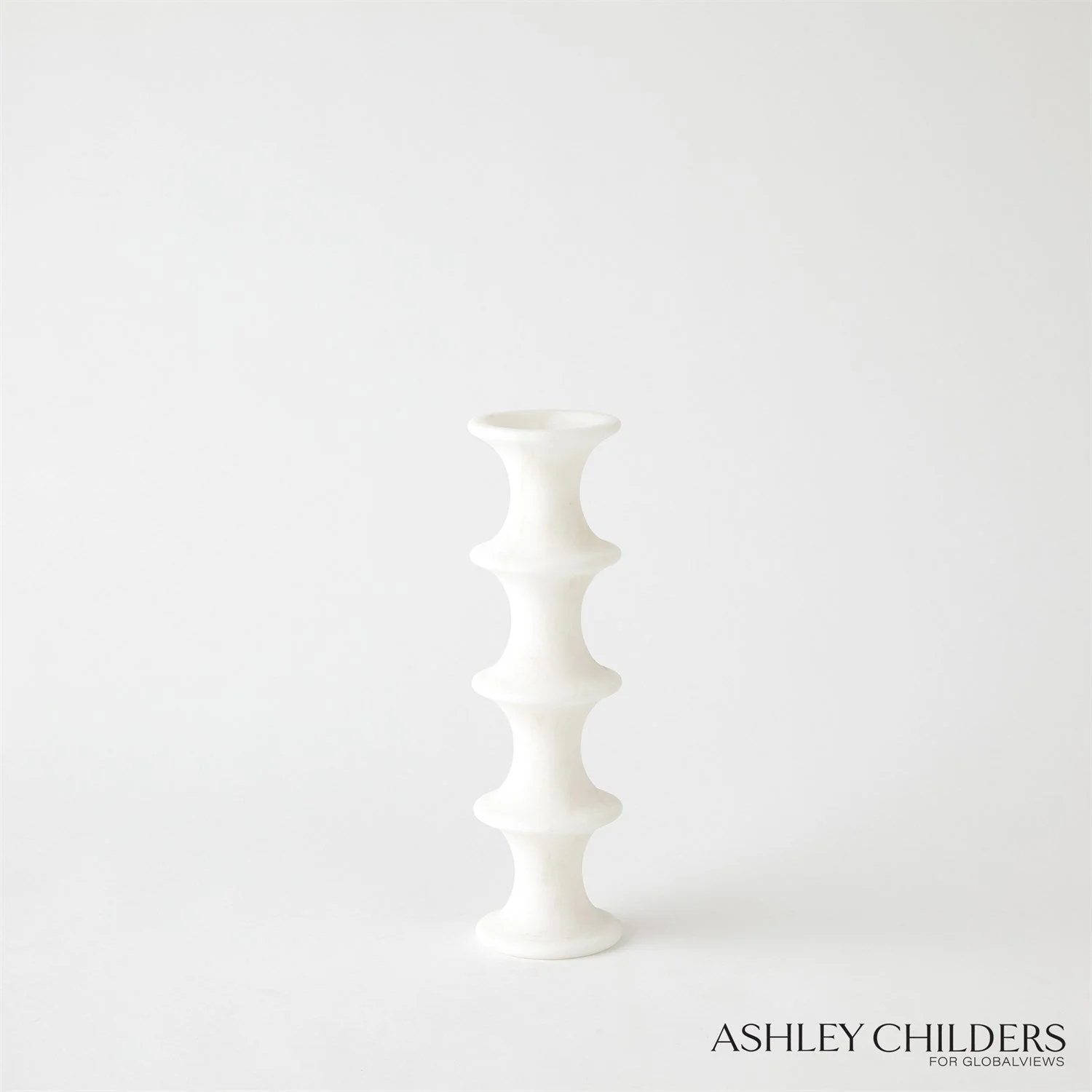 Global Views Ridge Candlestick by Ashley Childers - Image 2