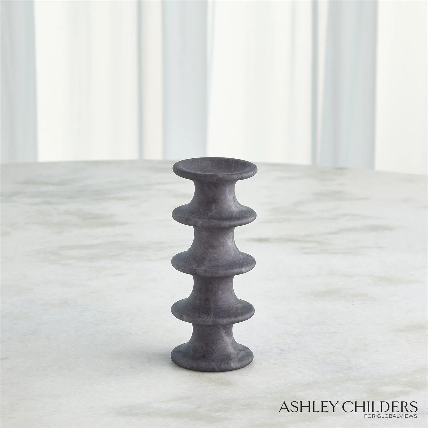 Global Views Ridge Candlestick by Ashley Childers - Image 20