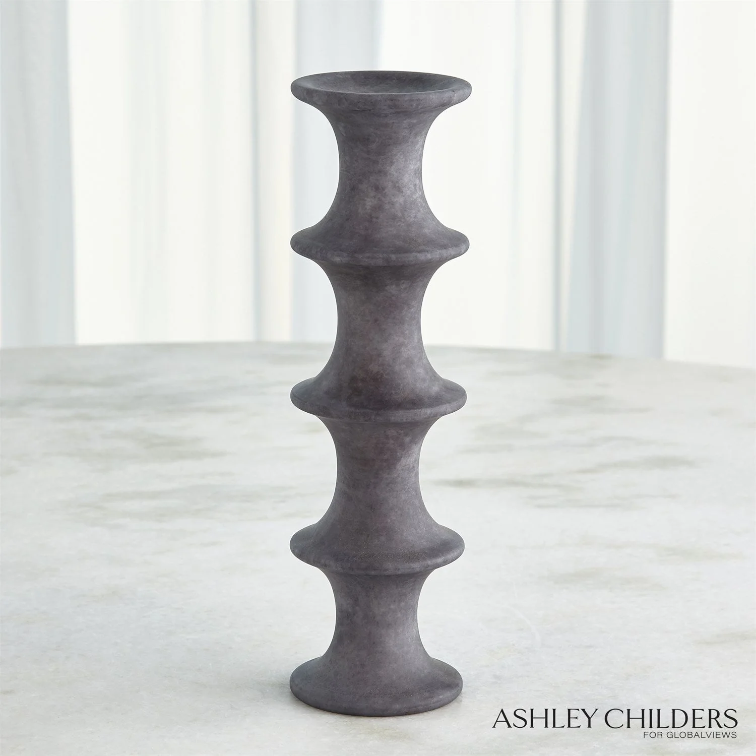 Global Views Ridge Candlestick by Ashley Childers - Image 21
