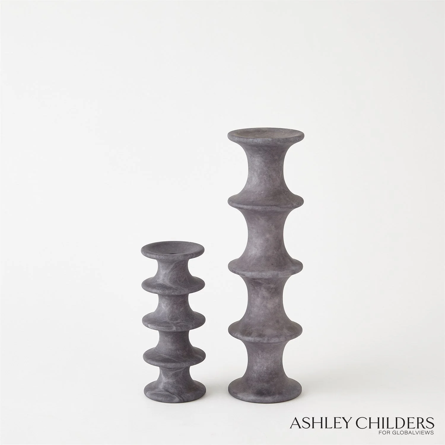 Global Views Ridge Candlestick by Ashley Childers - Image 25