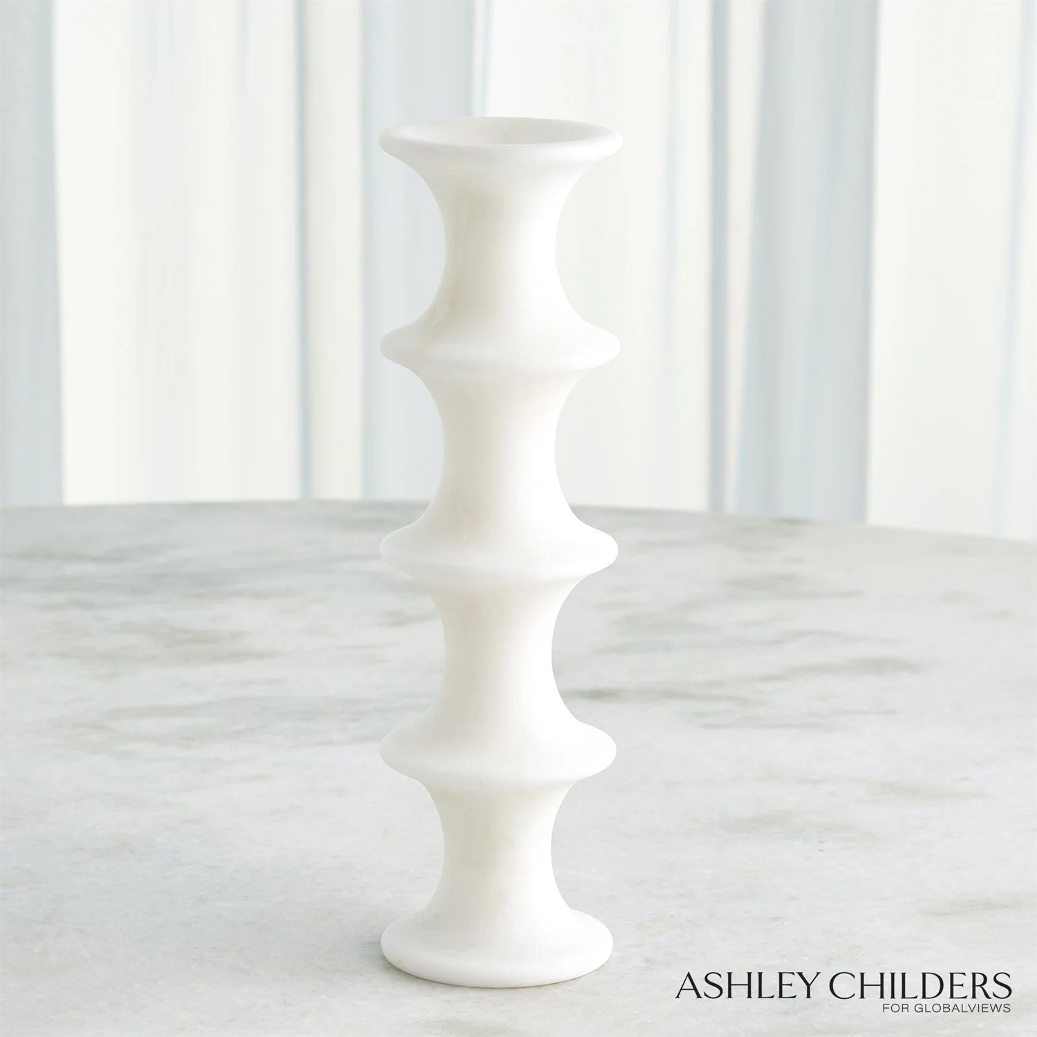 Global Views Ridge Candlestick by Ashley Childers - Image 4