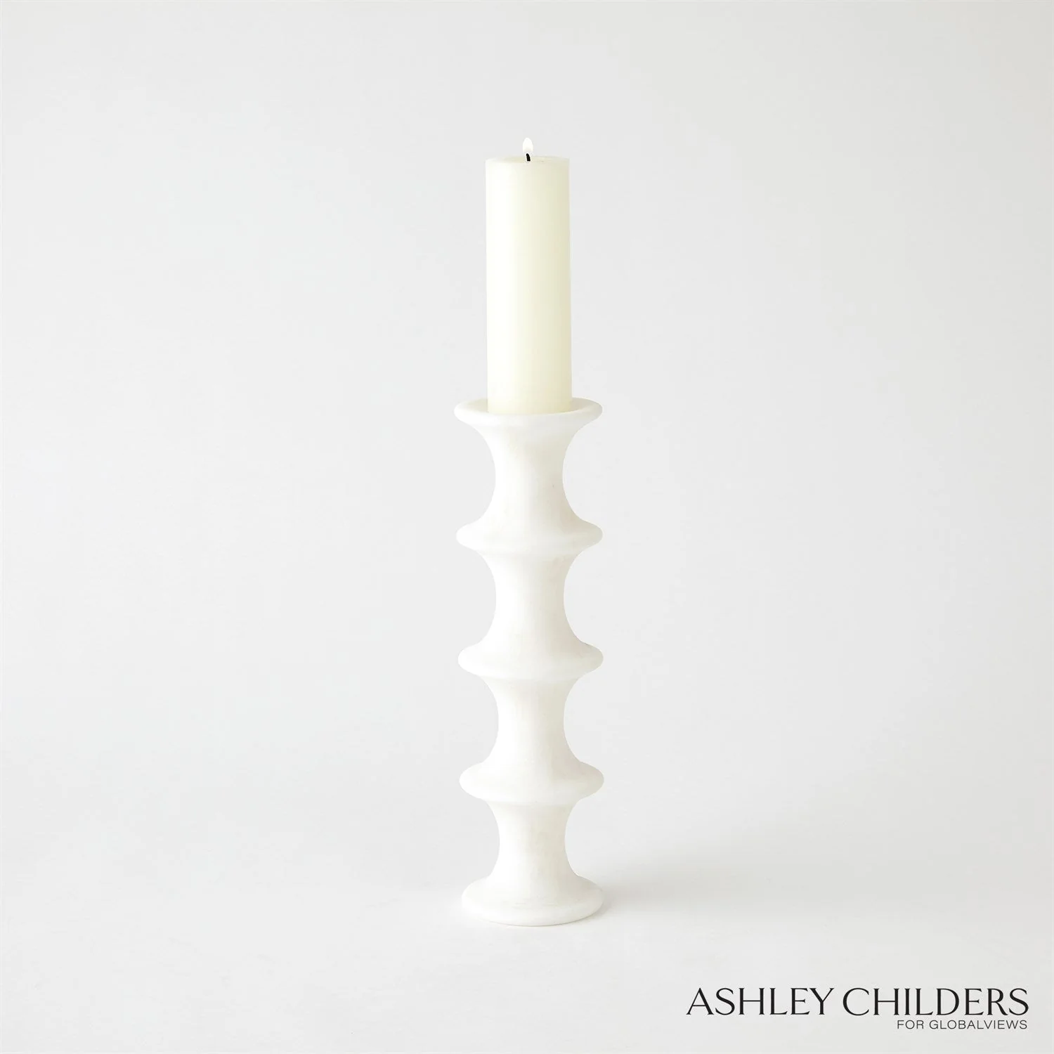 Global Views Ridge Candlestick by Ashley Childers - Image 5