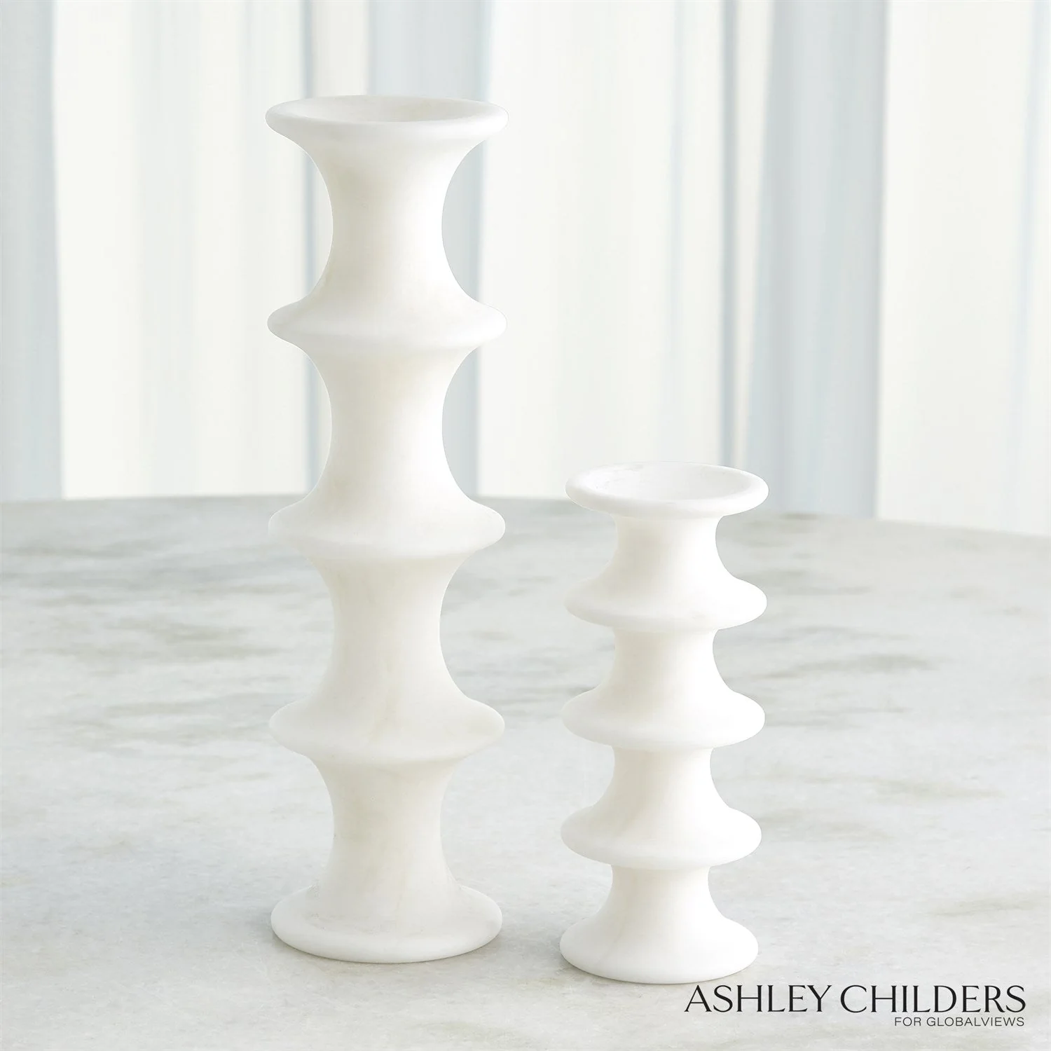 Global Views Ridge Candlestick by Ashley Childers - Image 6