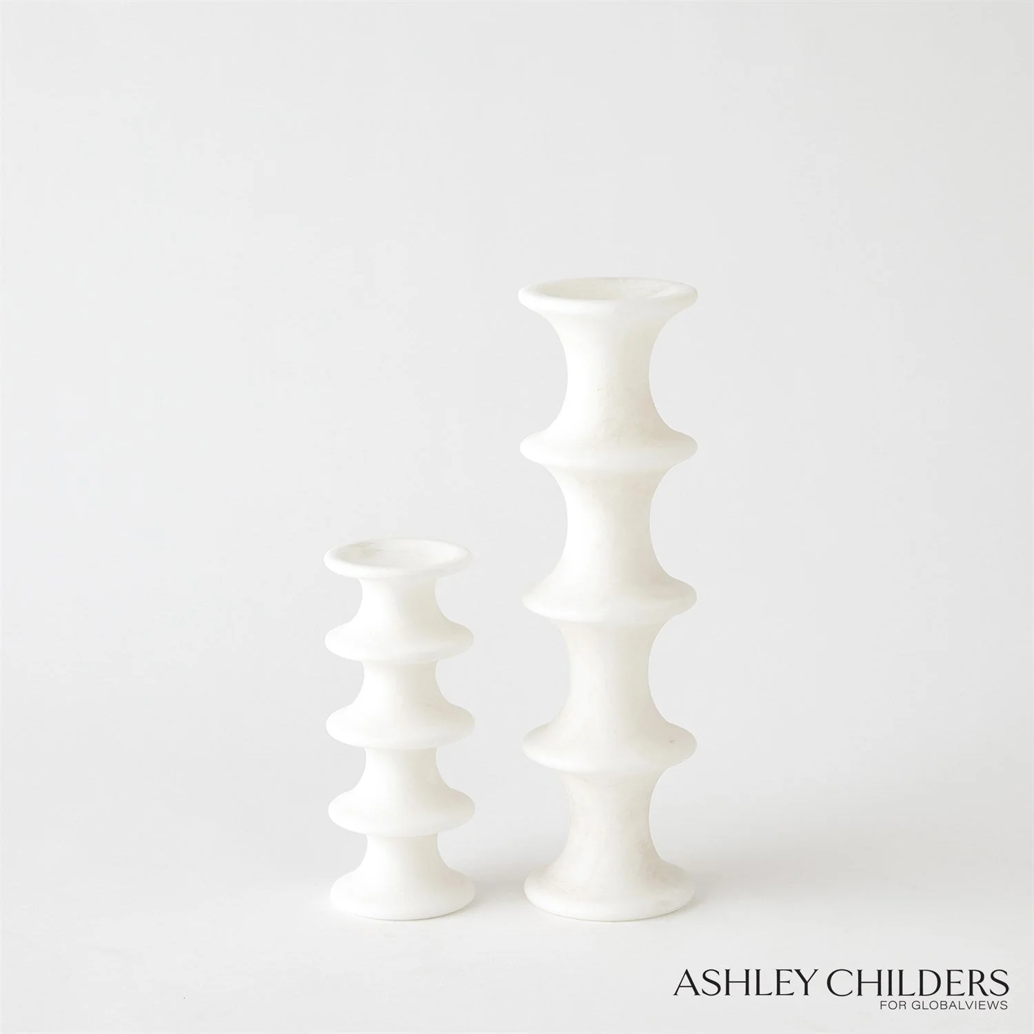 Global Views Ridge Candlestick by Ashley Childers - Image 7