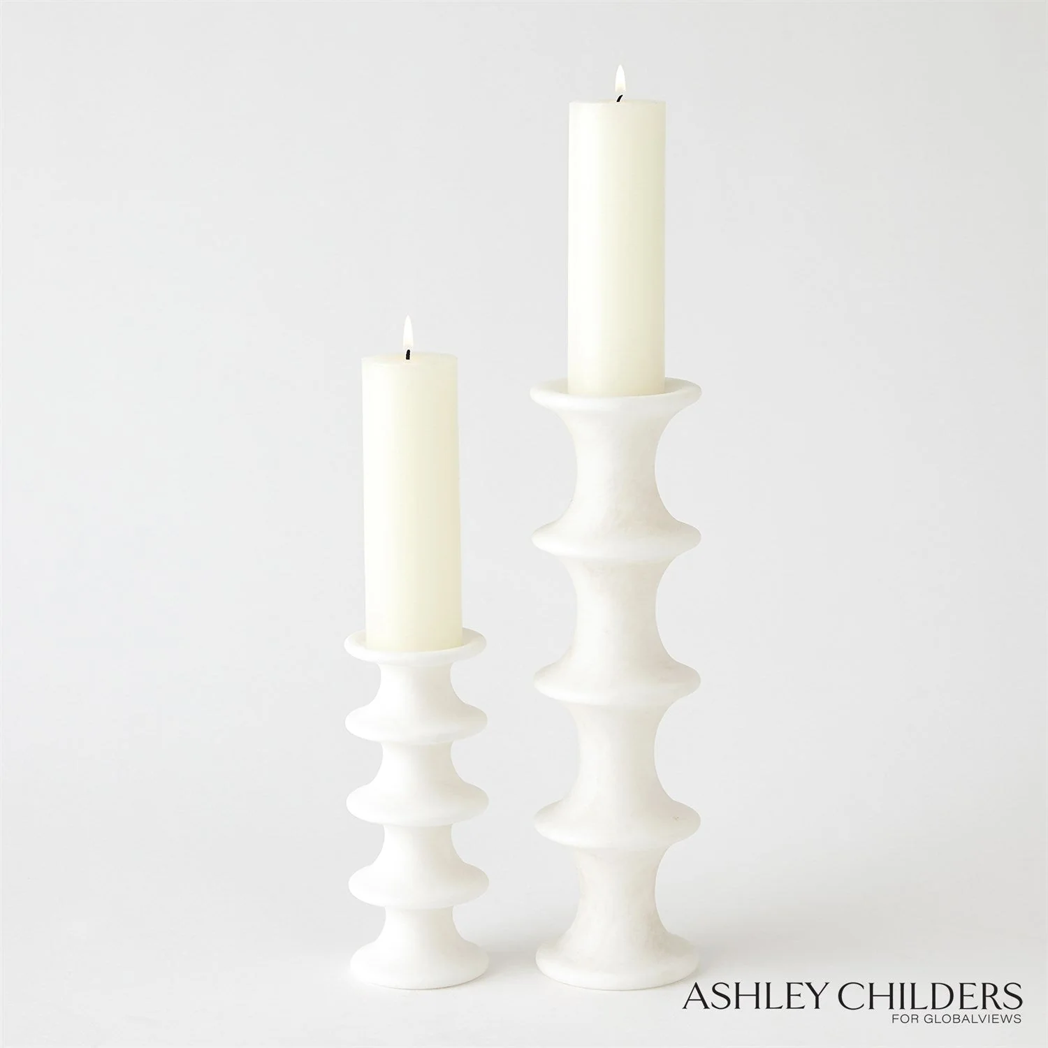 Global Views Ridge Candlestick by Ashley Childers - Image 8