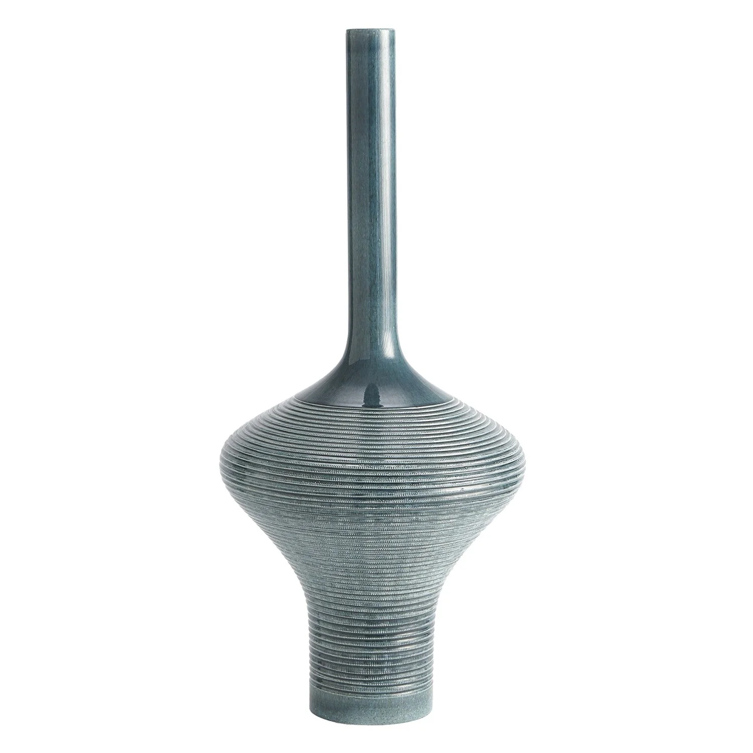 Global Views Ridged Bottle - Azure - Image 5