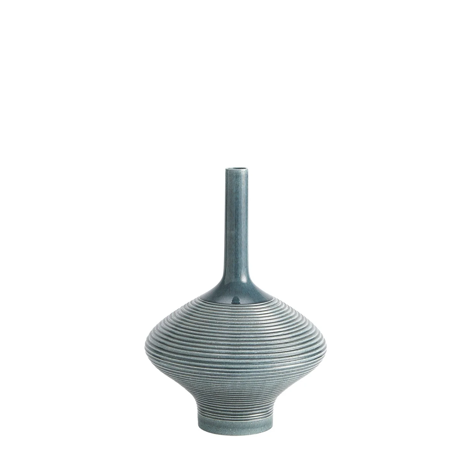 Global Views Ridged Bottle - Azure - Image 7