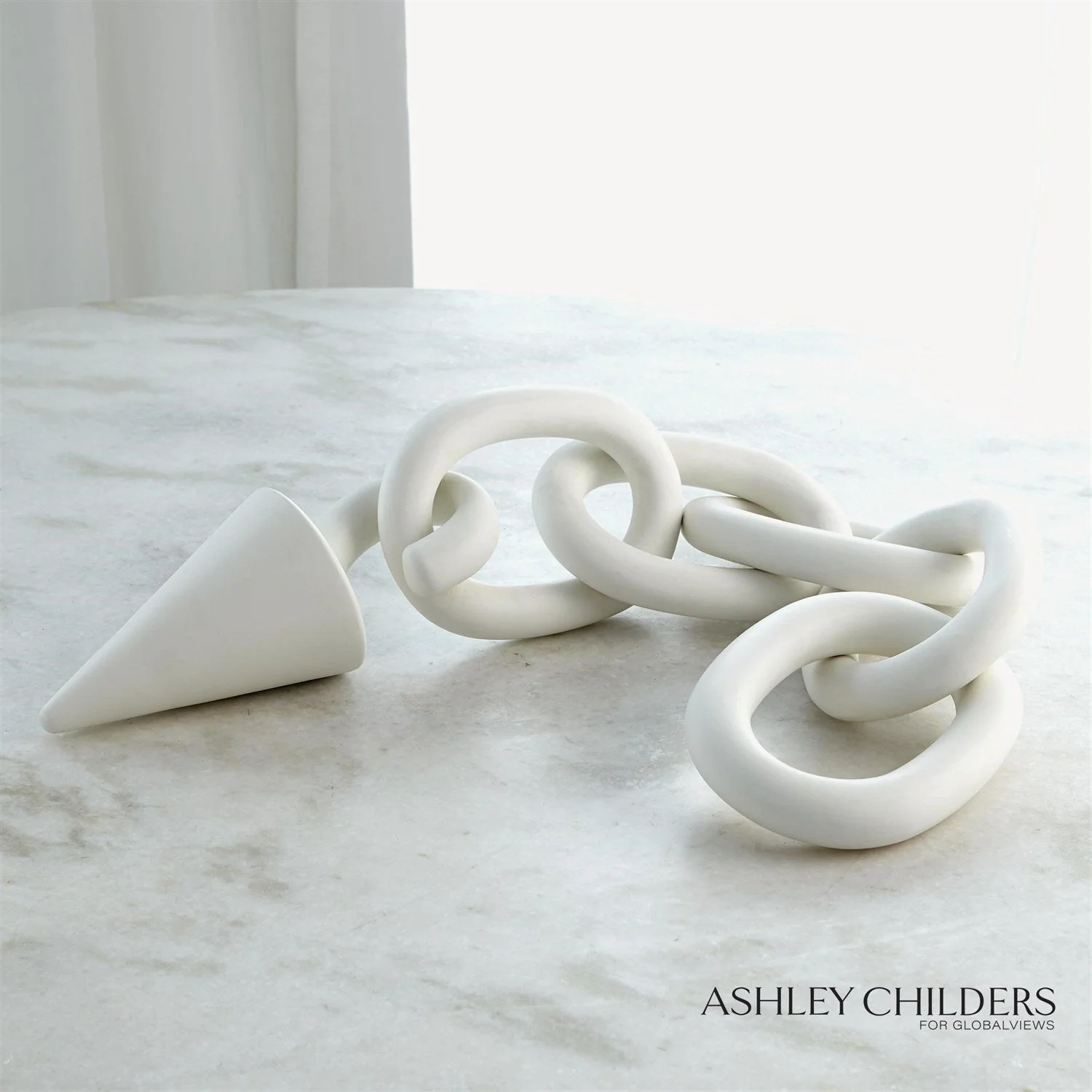Global Views Rings Object with Cone by Ashley Childers - Image 6