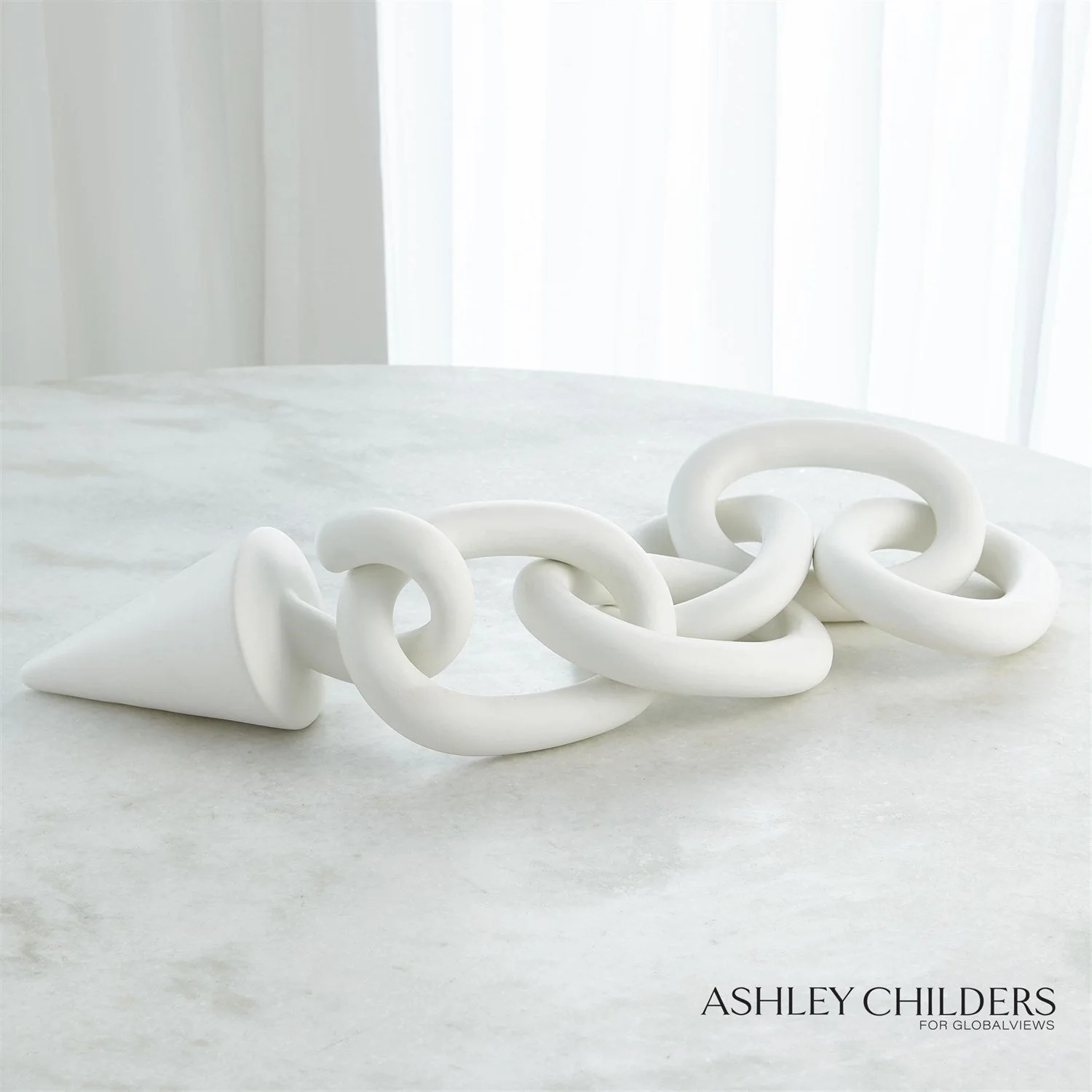 Global Views Rings Object with Cone by Ashley Childers - Image 8