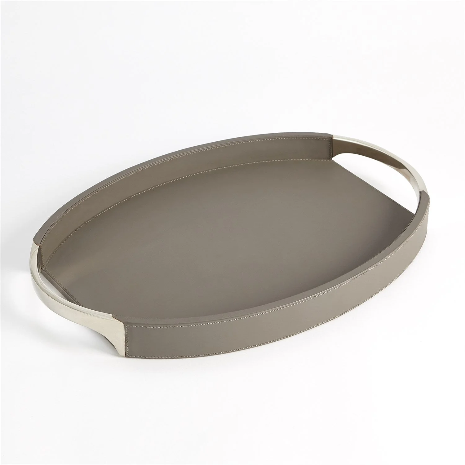 Global Views Roberts Tray - Fossil Grey - Image 5