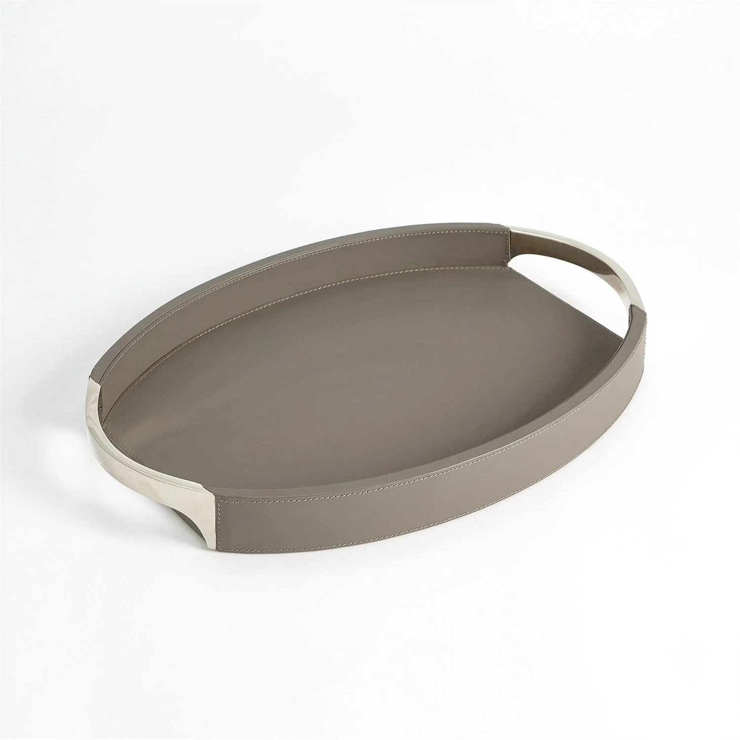 Global Views Roberts Tray - Fossil Grey - Image 7