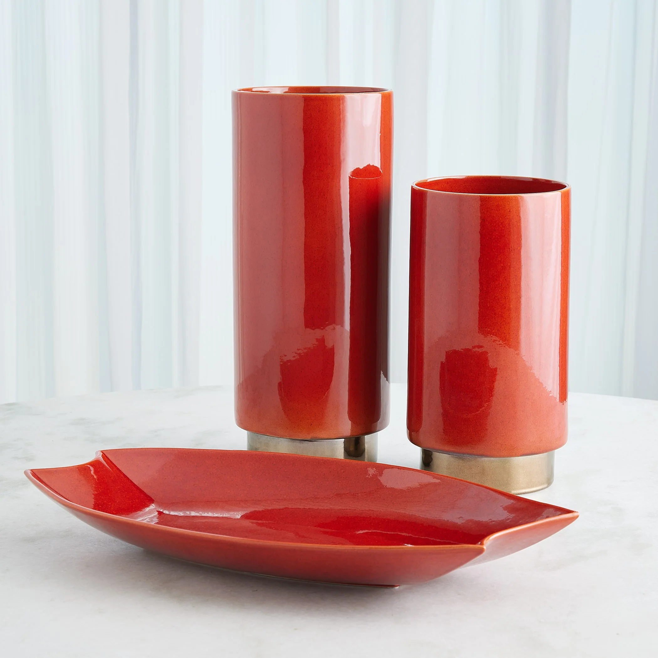 Global Views Rolo Vase and Platter - Image 13