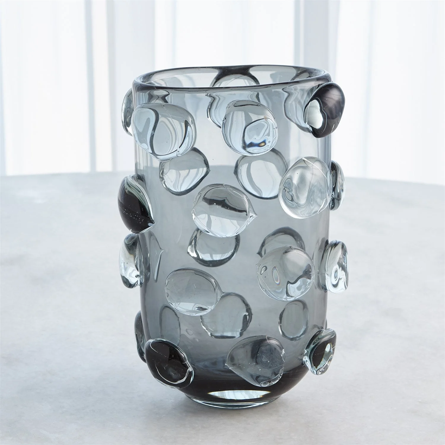 Global Views Rondelle Vase - Grey - Image 4