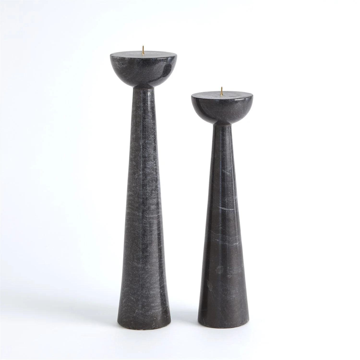 Global Views Round Top Candle Stand - Black - Image 3