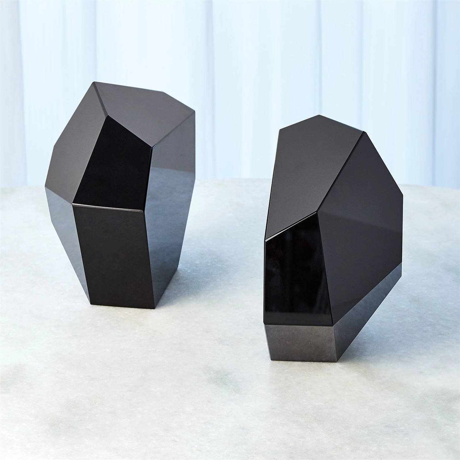 Global Views S/2 Crystal Bookends - Image 10