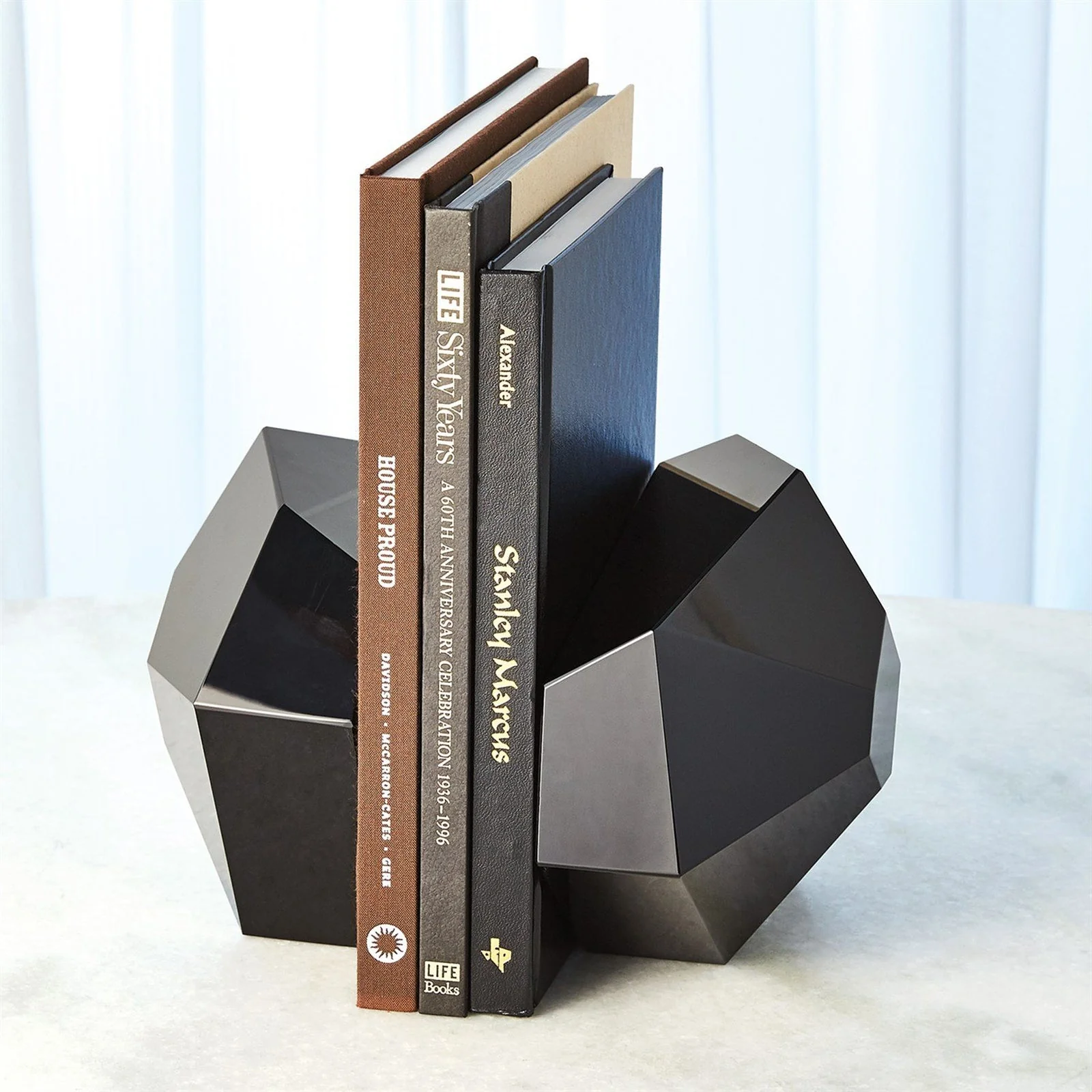 Global Views S/2 Crystal Bookends - Image 14