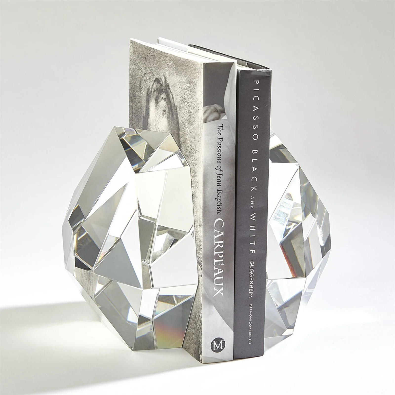 Global Views S/2 Crystal Bookends - Image 4