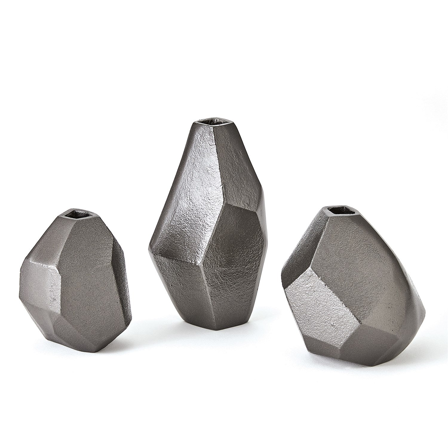 Global Views S Geo Vases - Black Nickel - Image 3