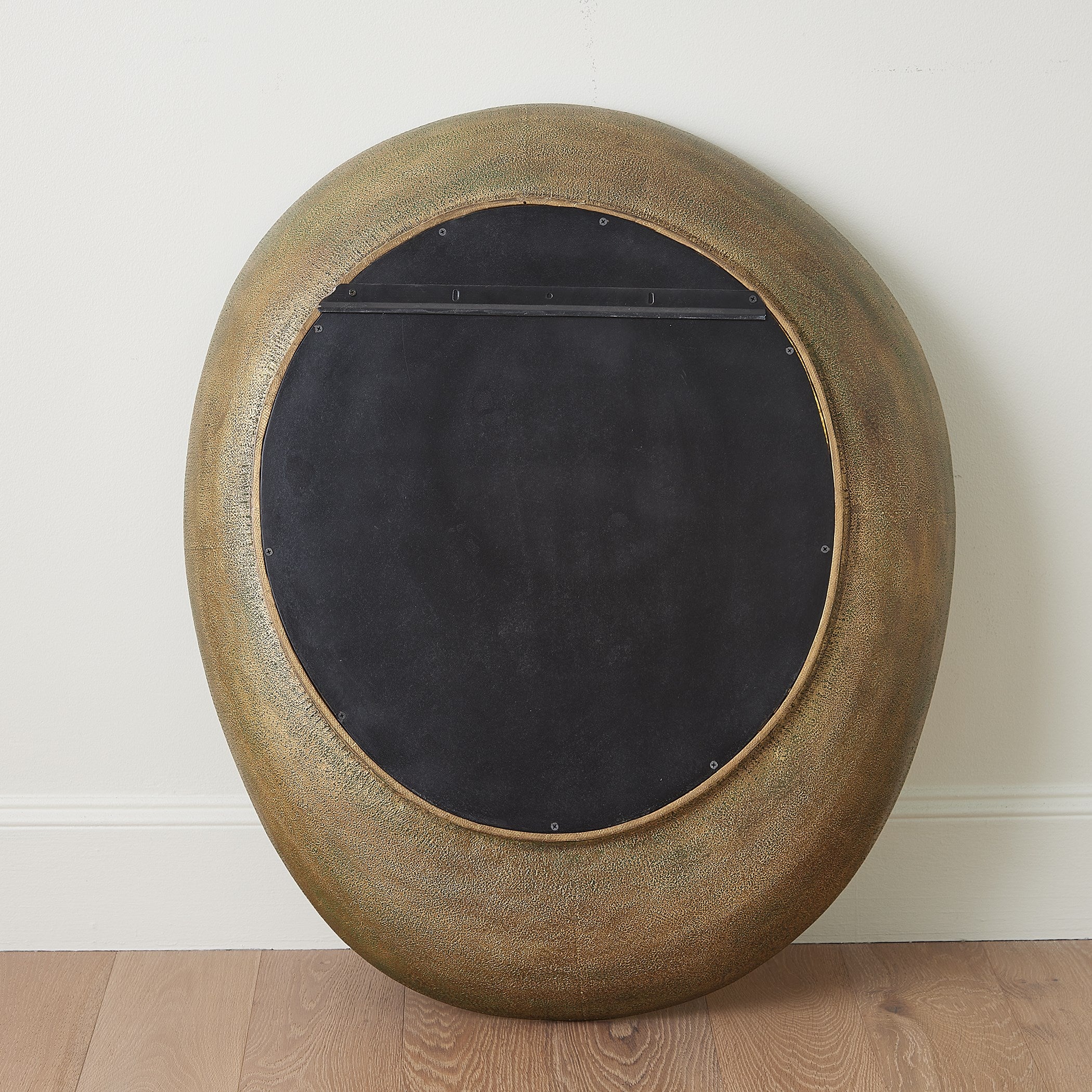 Global Views Saturn Mirror-Antique Gold-Lg - Image 3