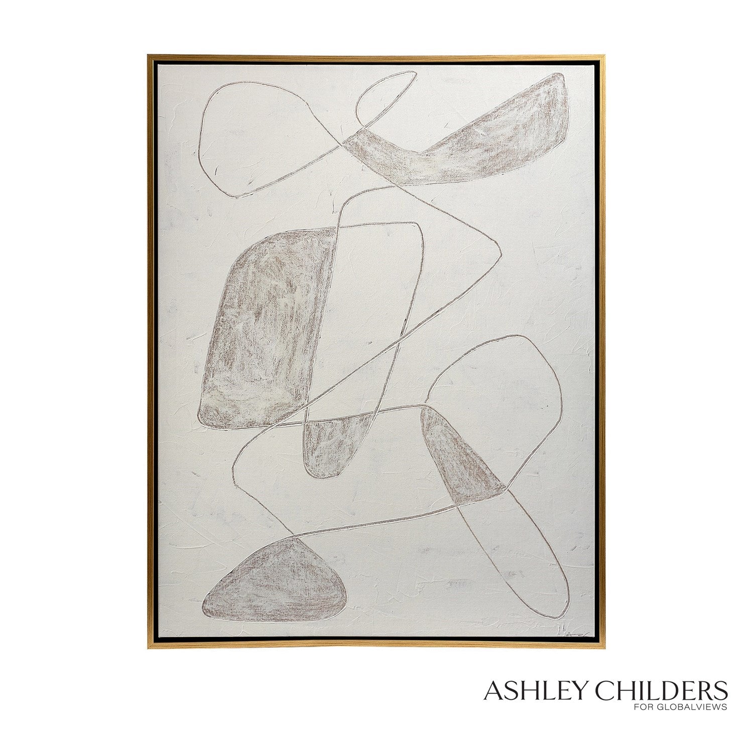 Global Views Scratch Loops Framed Art by Ashley Childers - Image 2