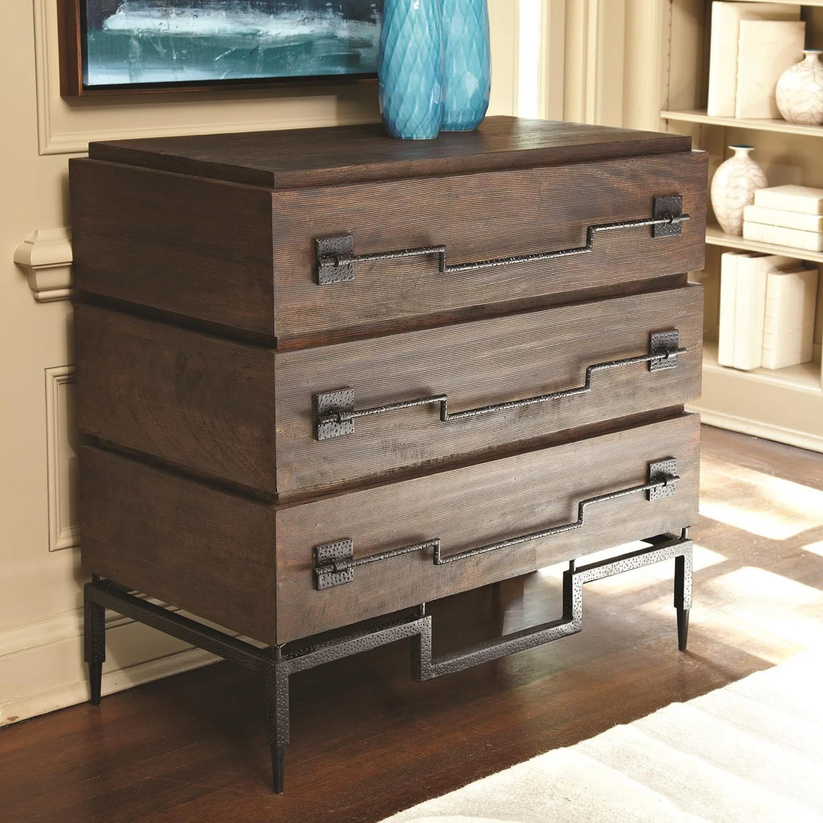 Global Views Scratch Three-Drawer Chest - Image 2