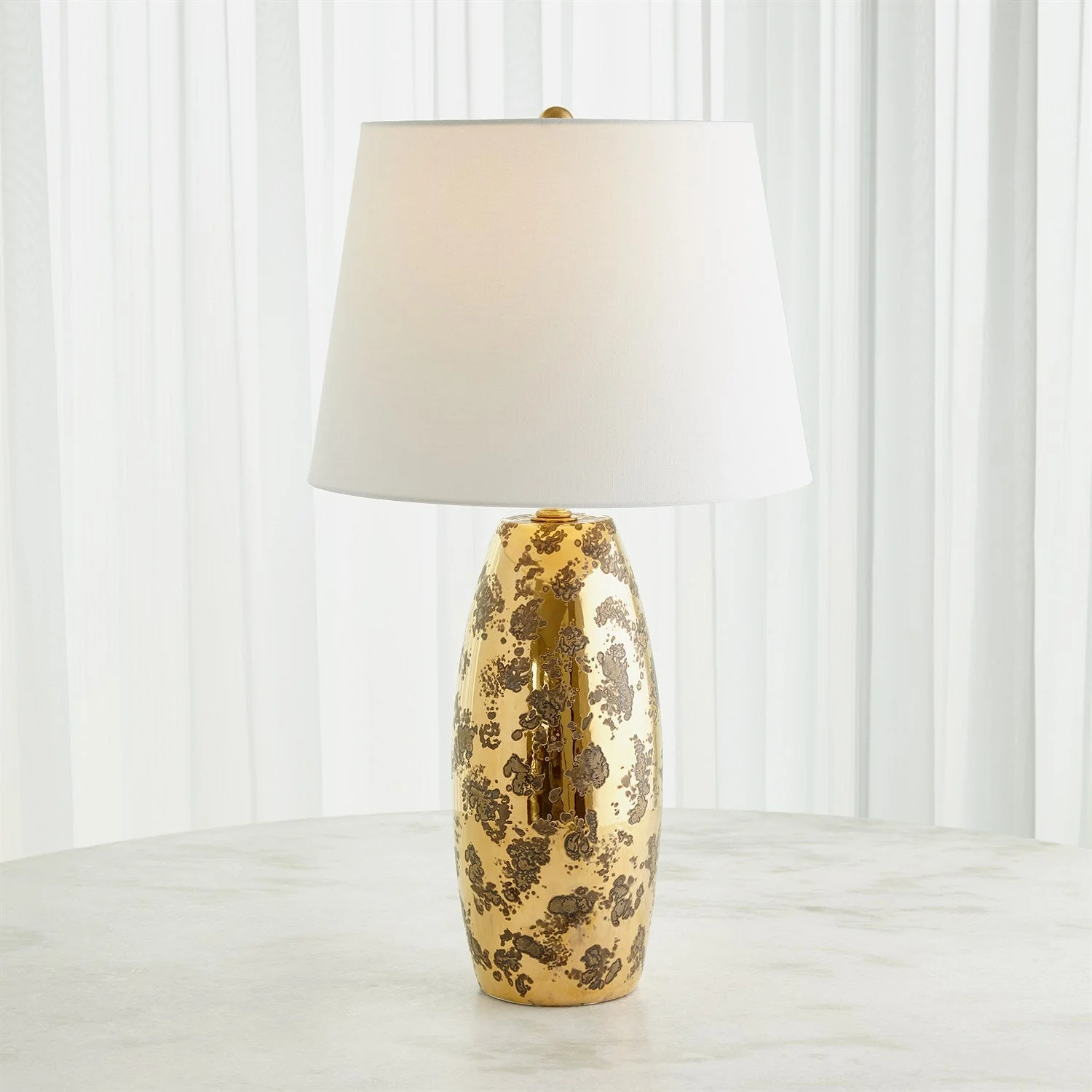 Global Views Shiny Barrel Lamp Clearance - Image 2