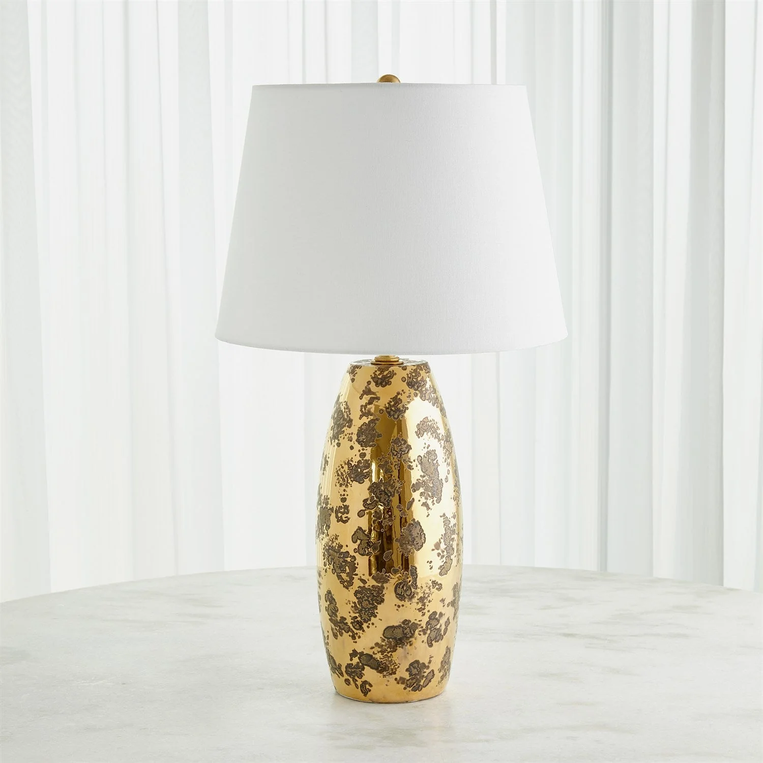 Global Views Shiny Barrel Lamp Clearance - Image 3