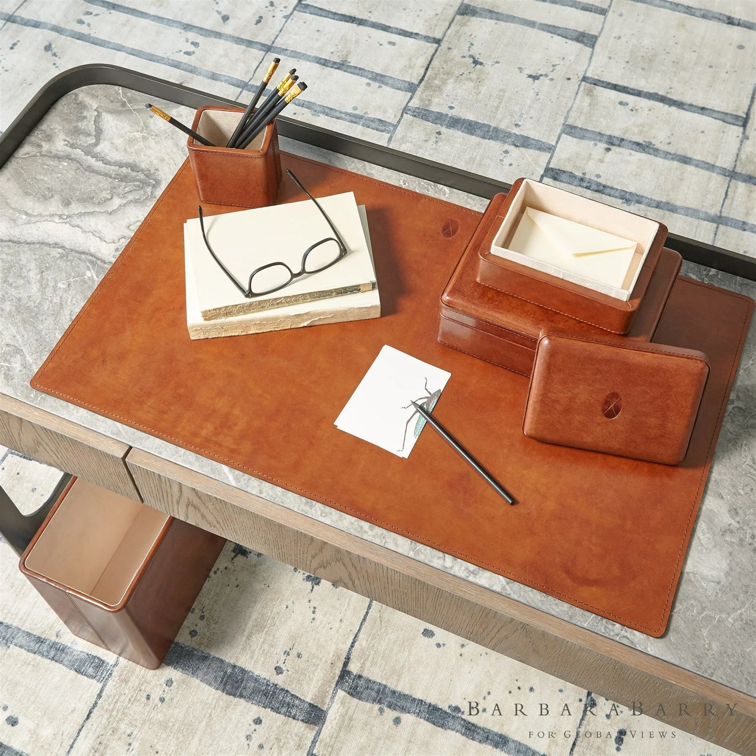 Global Views Signature Tobacco Desk Accessories - Image 3