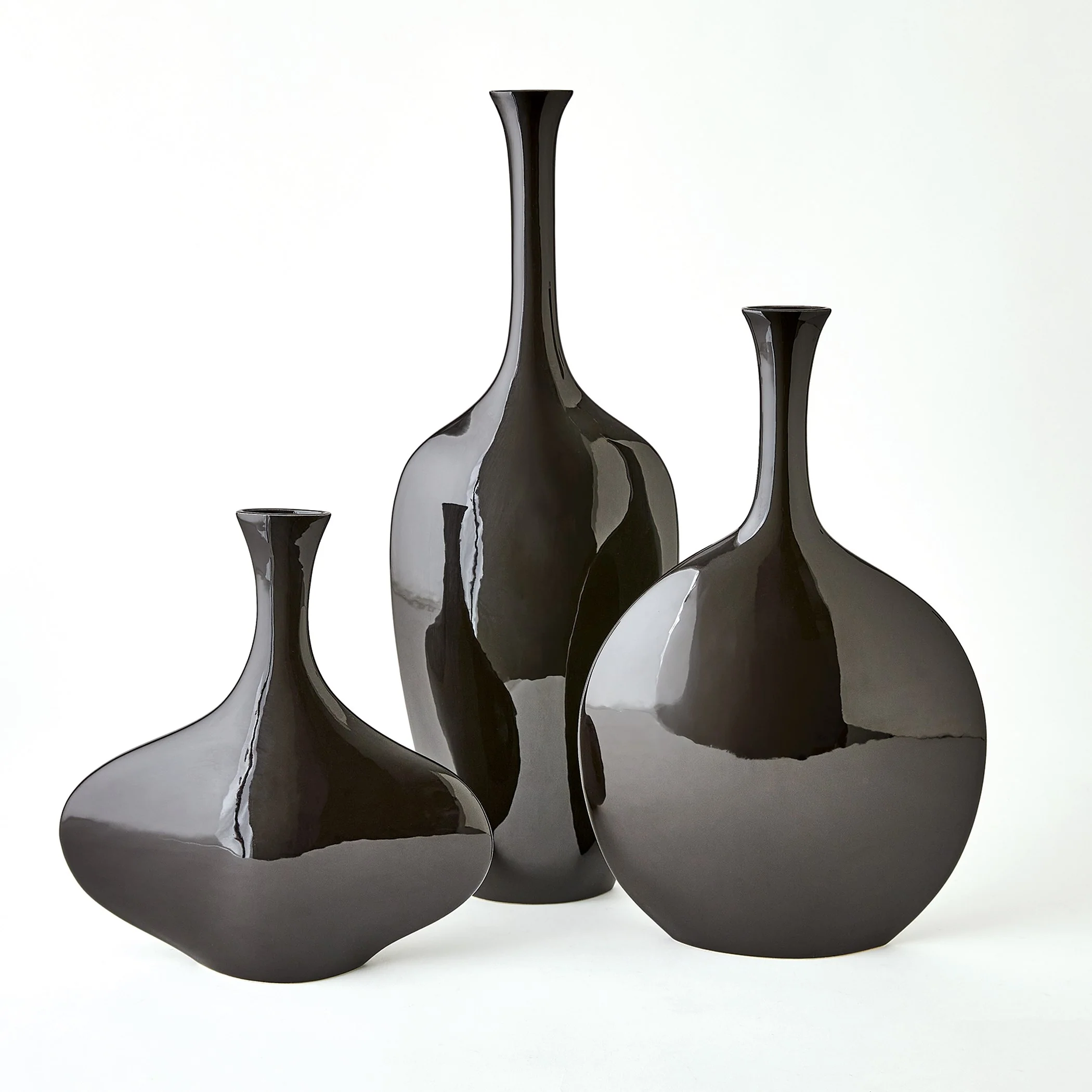 Global Views Silhouette Vase Black - Image 2